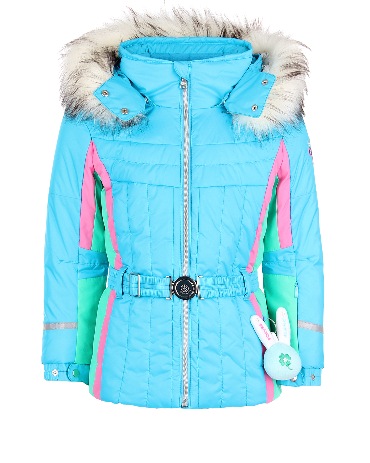 Комплект, куртка и полукомбиезон, голубой с вышивкой Poivre Blanc детский - фото 2