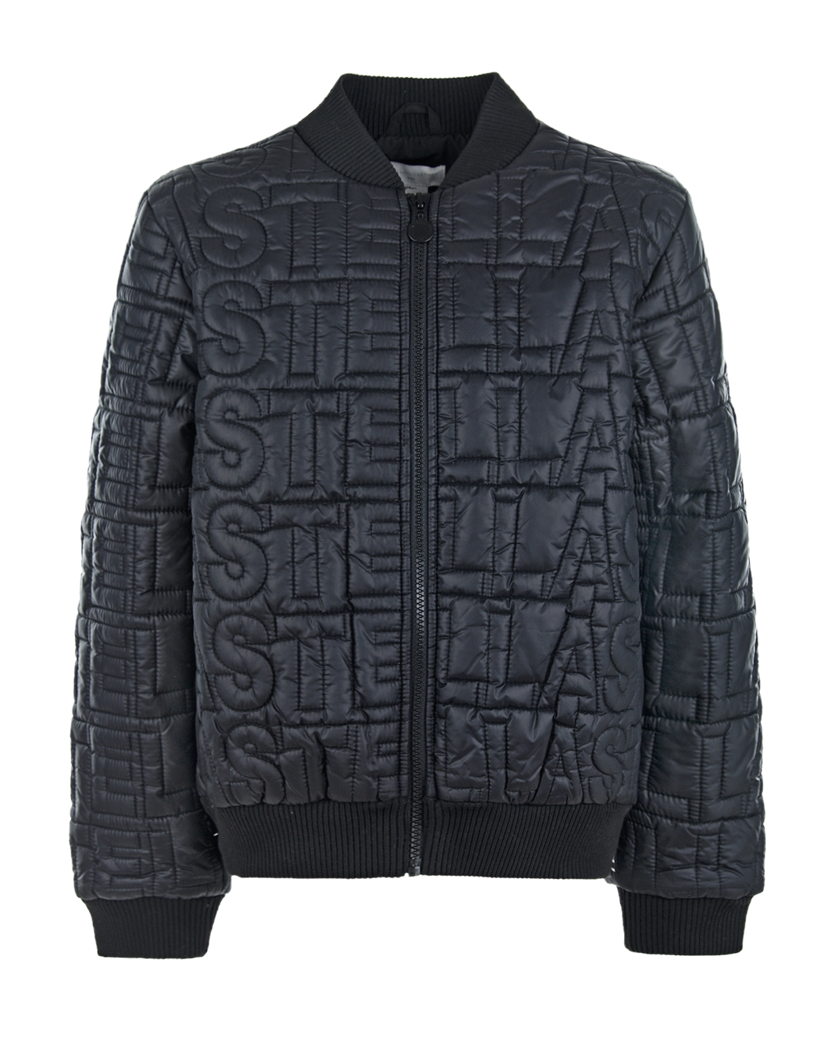 Черная куртка с прострочкой Stella McCartney детская, размер 152, цвет черный - фото 1