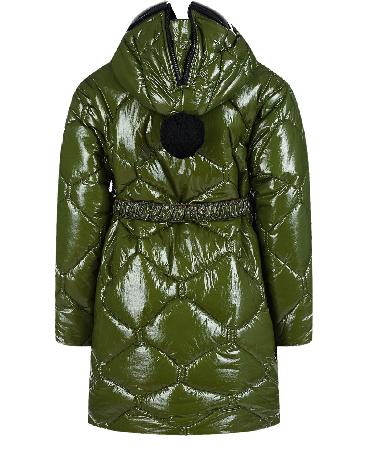 Зеленое стеганое пальто AI RIDERS ON THE STORM детское, размер 140, цвет зеленый - фото 2
