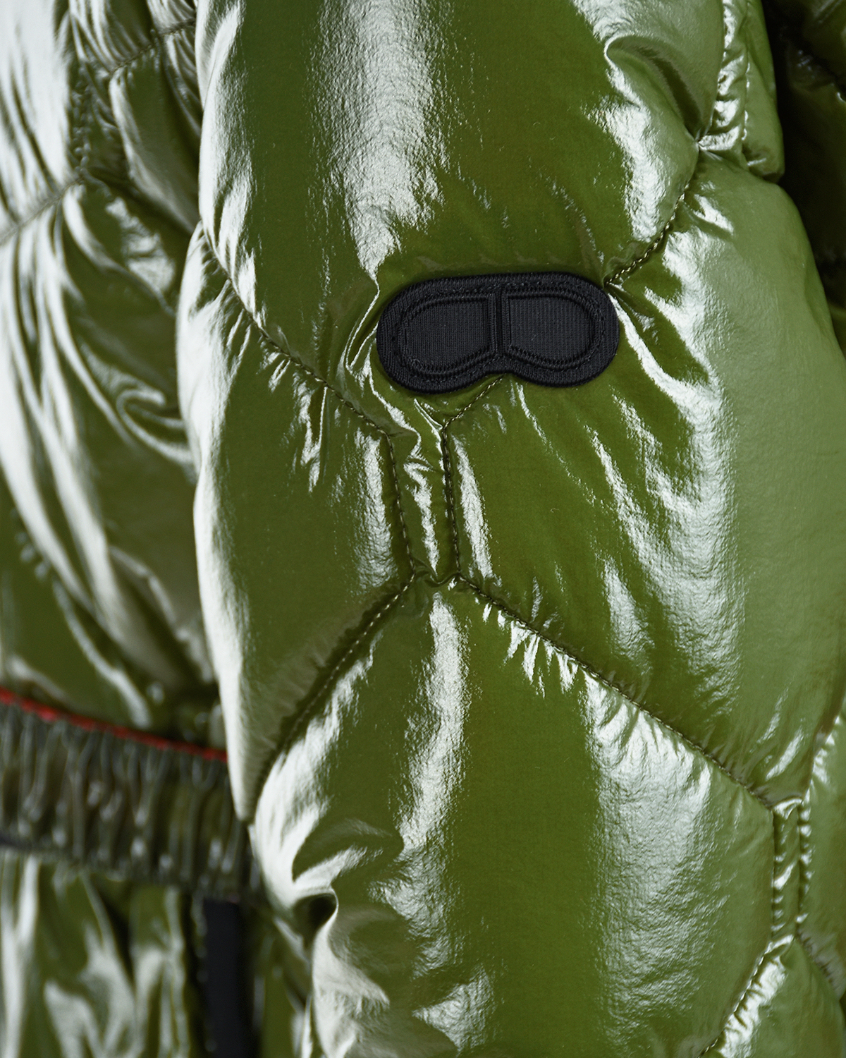 Зеленое стеганое пальто AI RIDERS ON THE STORM детское, размер 140, цвет зеленый - фото 5