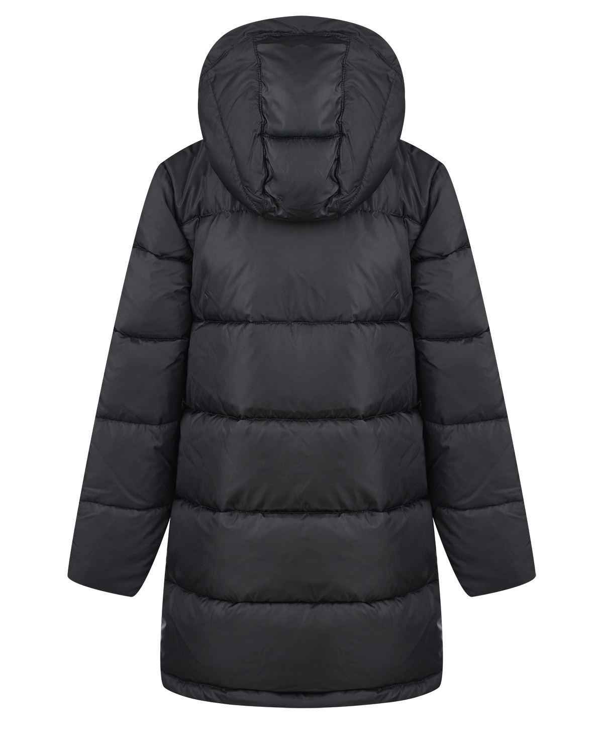 Удлиненная куртка с логотипом Calvin Klein детская, размер 176, цвет черный - фото 3