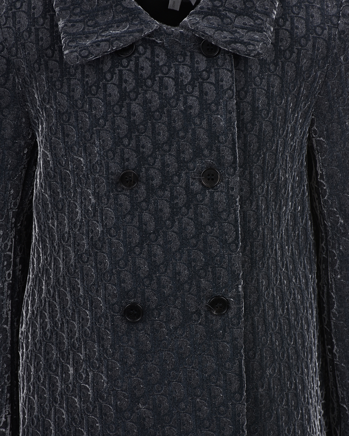 Пальто, лого блестящее 62-1 Dior детский, размер 104, цвет серый - фото 3