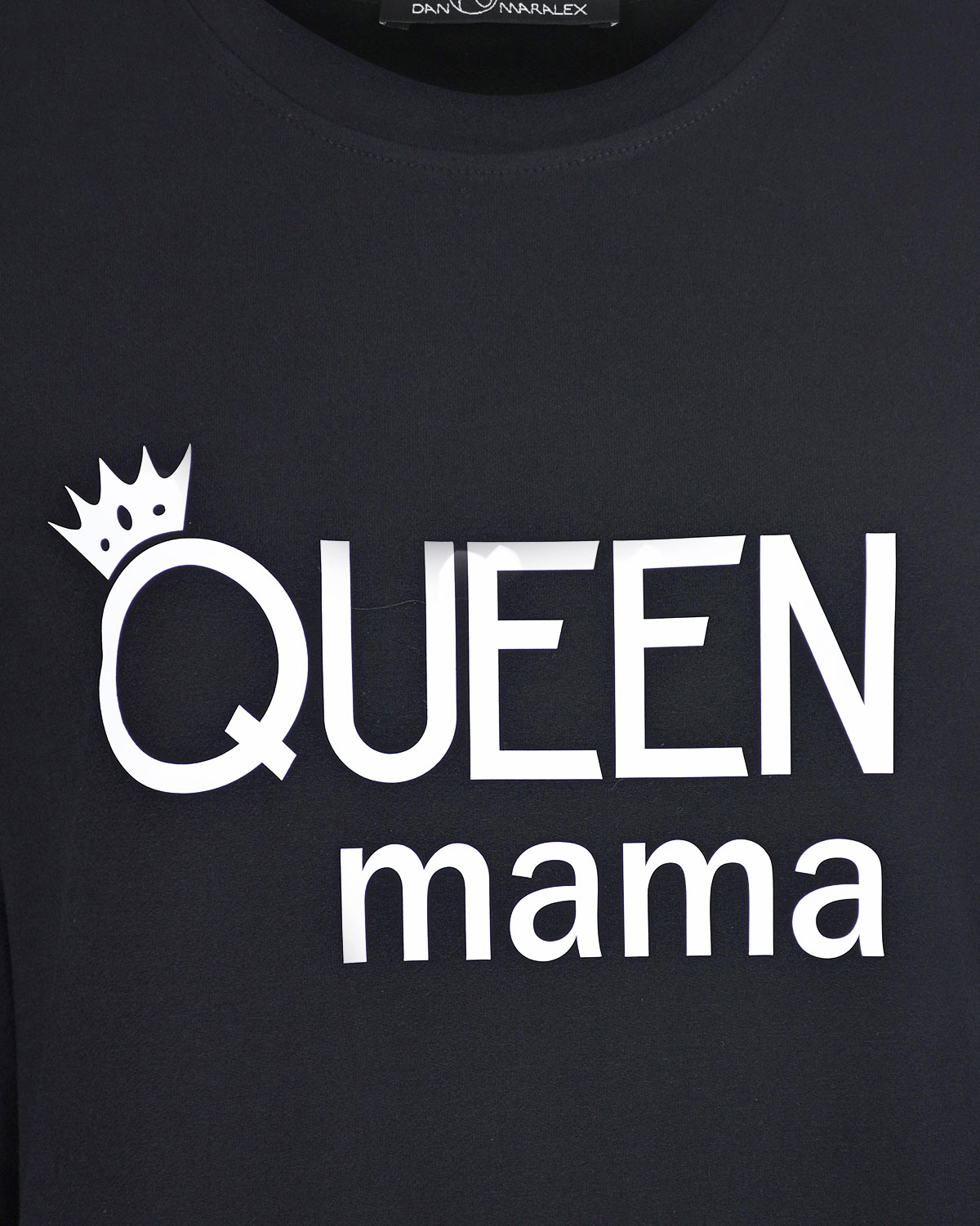 Черный свитшот с принтом Queen Mama Dan Maralex, размер 40 - фото 7