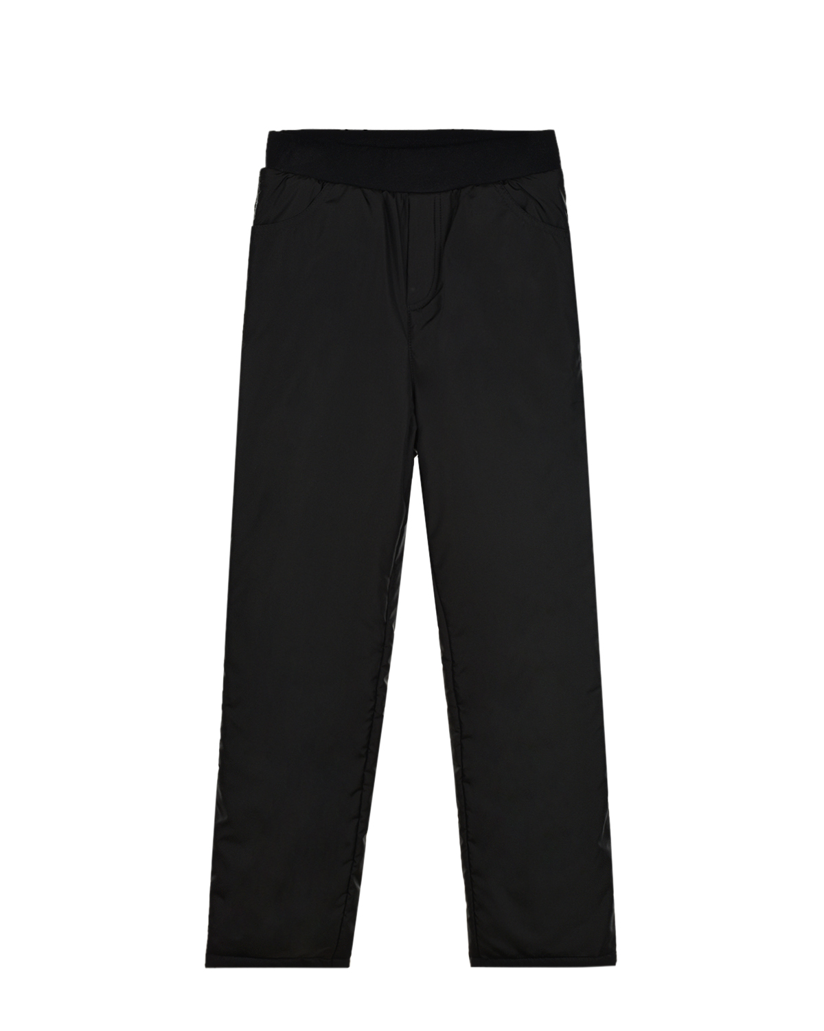 Черные утепленные брюки Dan Maralex детские, размер 140, цвет нет цвета