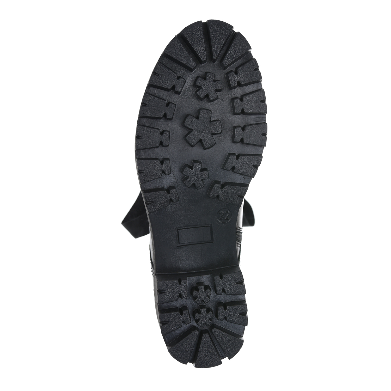 Черные ботинки с вышитым логотипом Dior детские, размер 32, цвет черный - фото 6