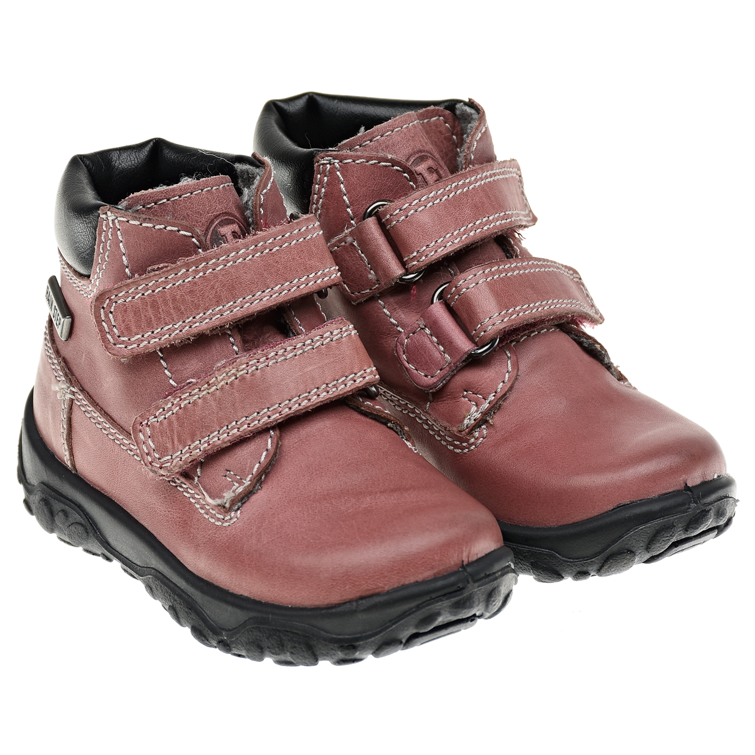 Розовые высокие кроссовки на липучках Falcotto детские, размер 22, цвет розовый - фото 1