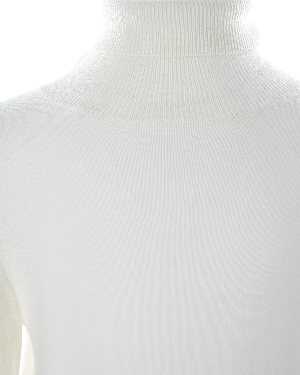 Белая водолазка из шерсти Norveg детская, размер 116, цвет белый - фото 3