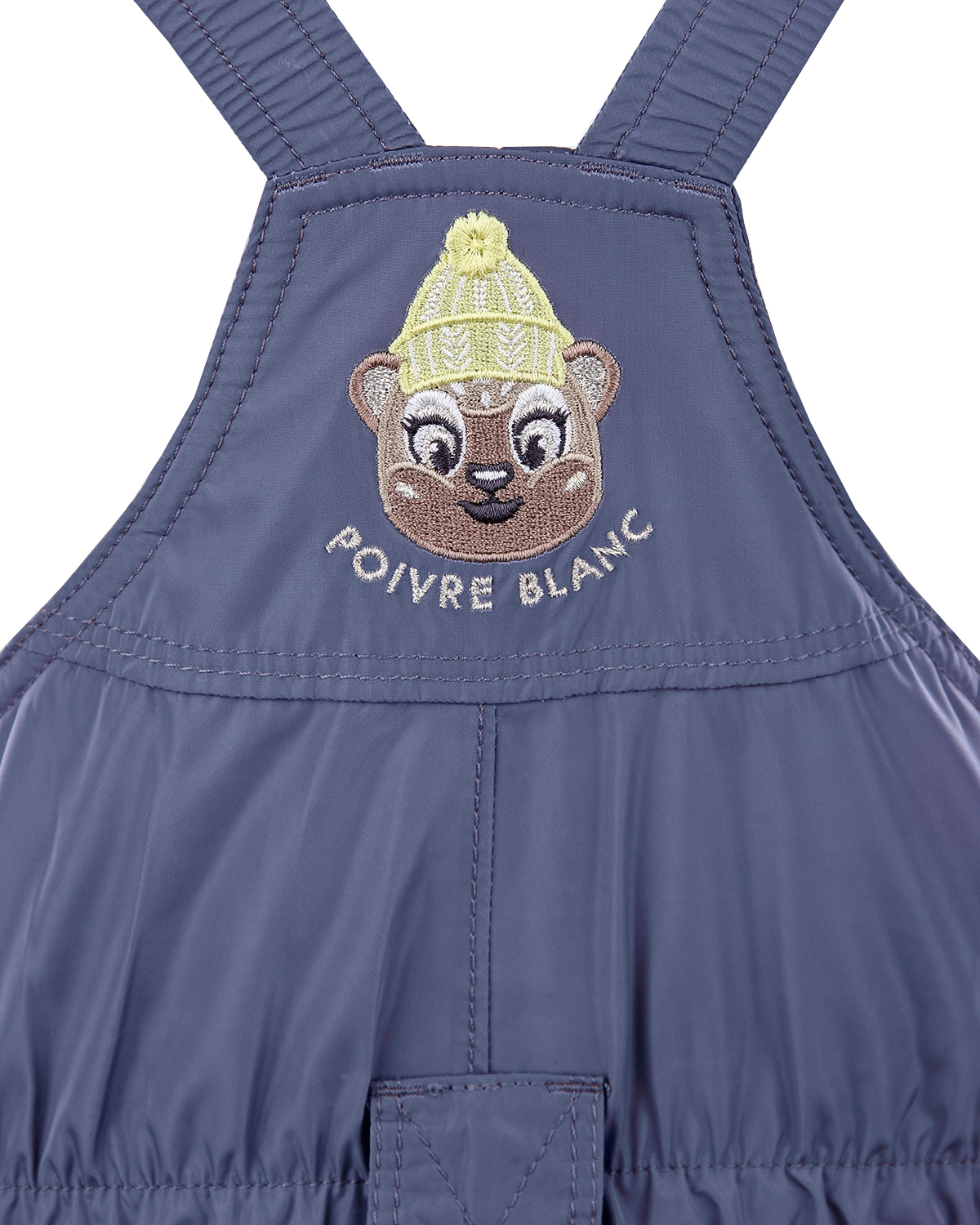 Зимний комплект из салатовой куртки и серого полукомбинезона Poivre Blanc детский, размер 104, цвет салатовый - фото 8