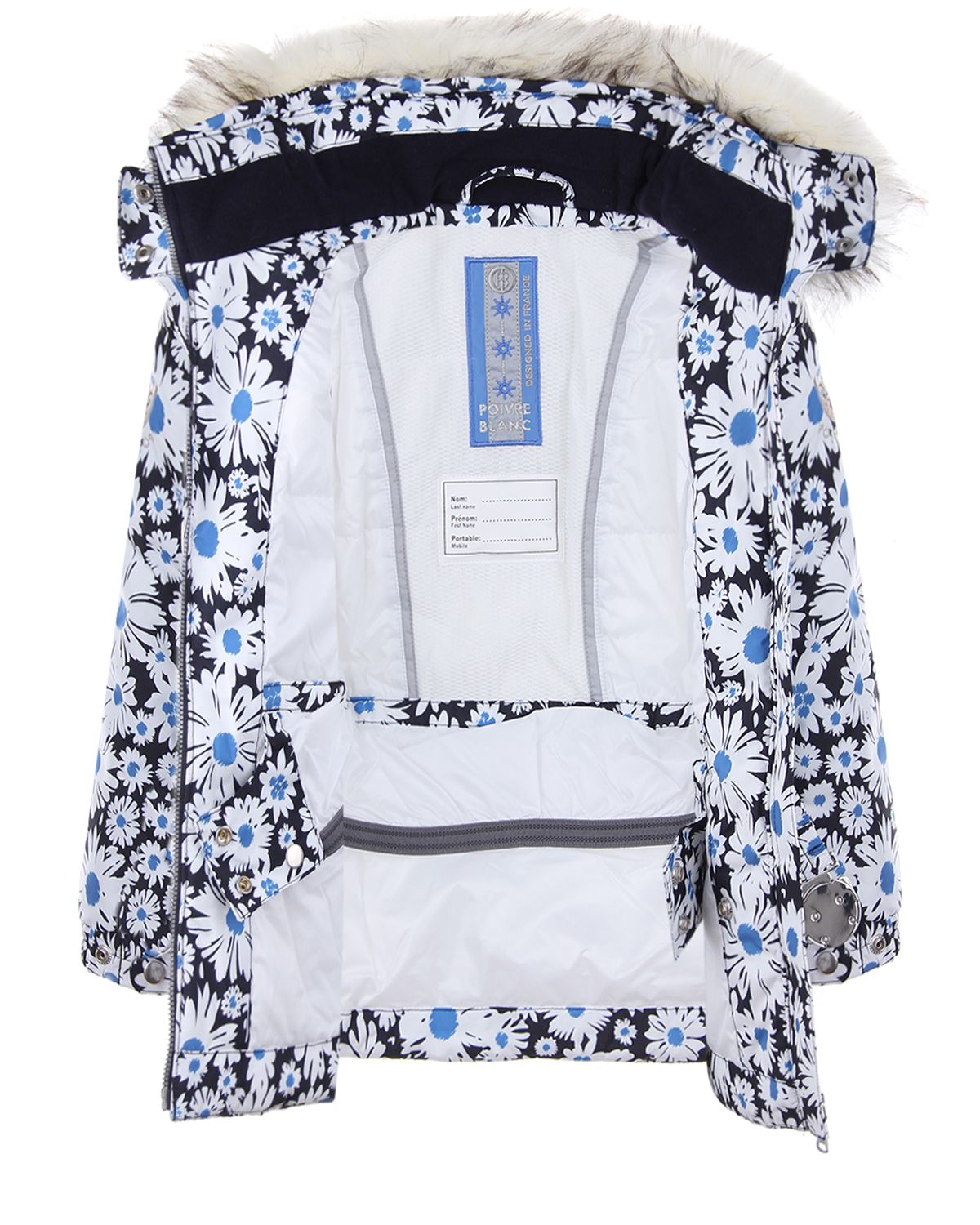 Зимний комплект из куртки и полукомбинезона для девочек Poivre Blanc детский, размер 104, цвет нет цвета - фото 3