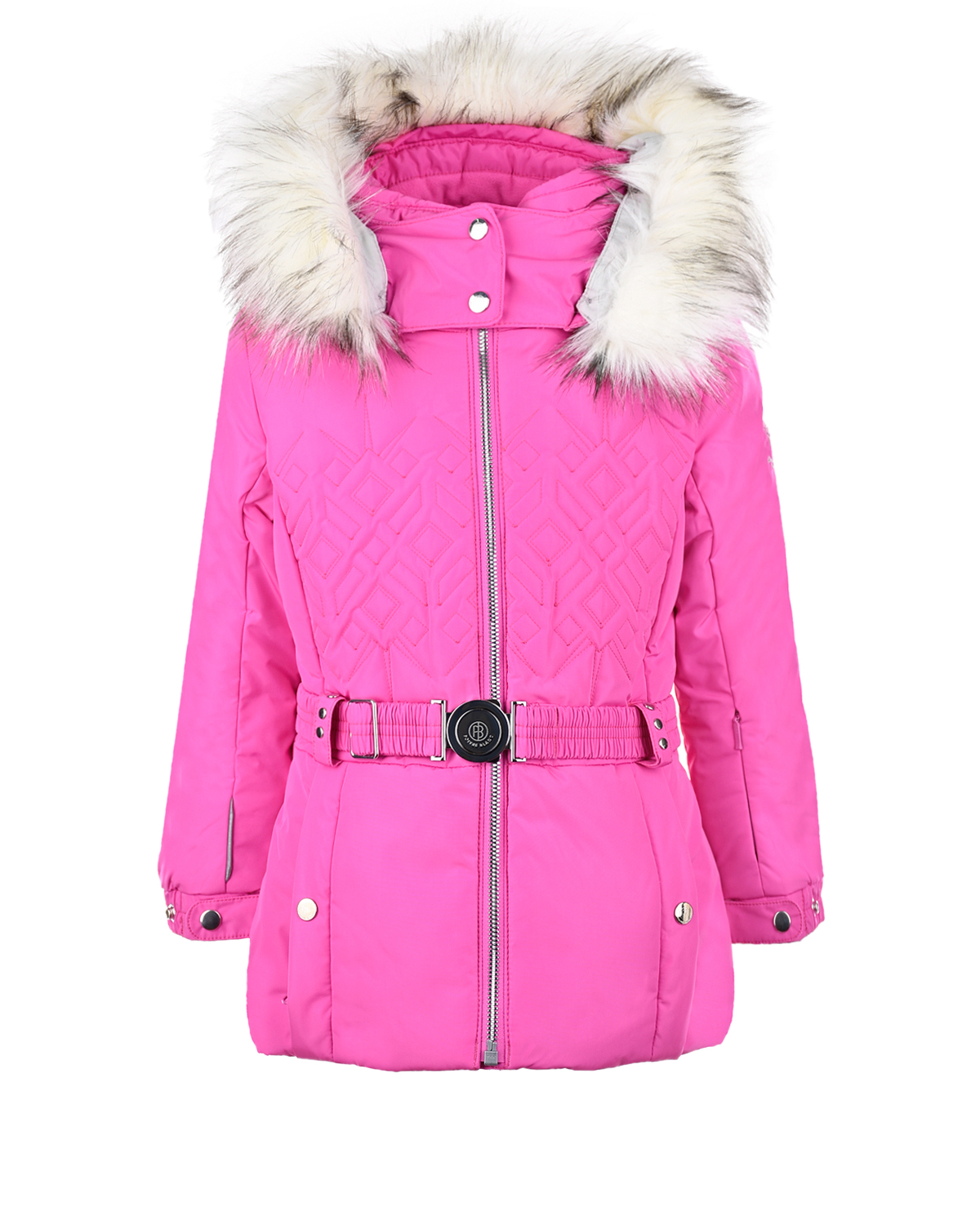 Комплект из розовой куртки и серого полукомбинезона Poivre Blanc детский, размер 104, цвет нет цвета - фото 2