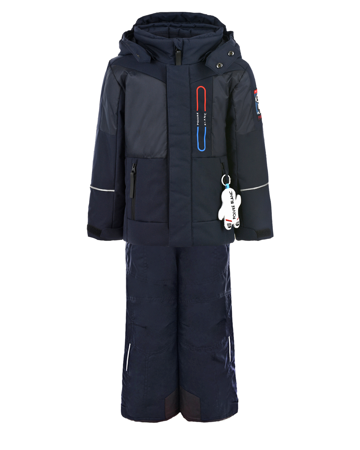Темно-синий комплект с курткой и брюками Poivre Blanc детское, размер 98, цвет нет цвета