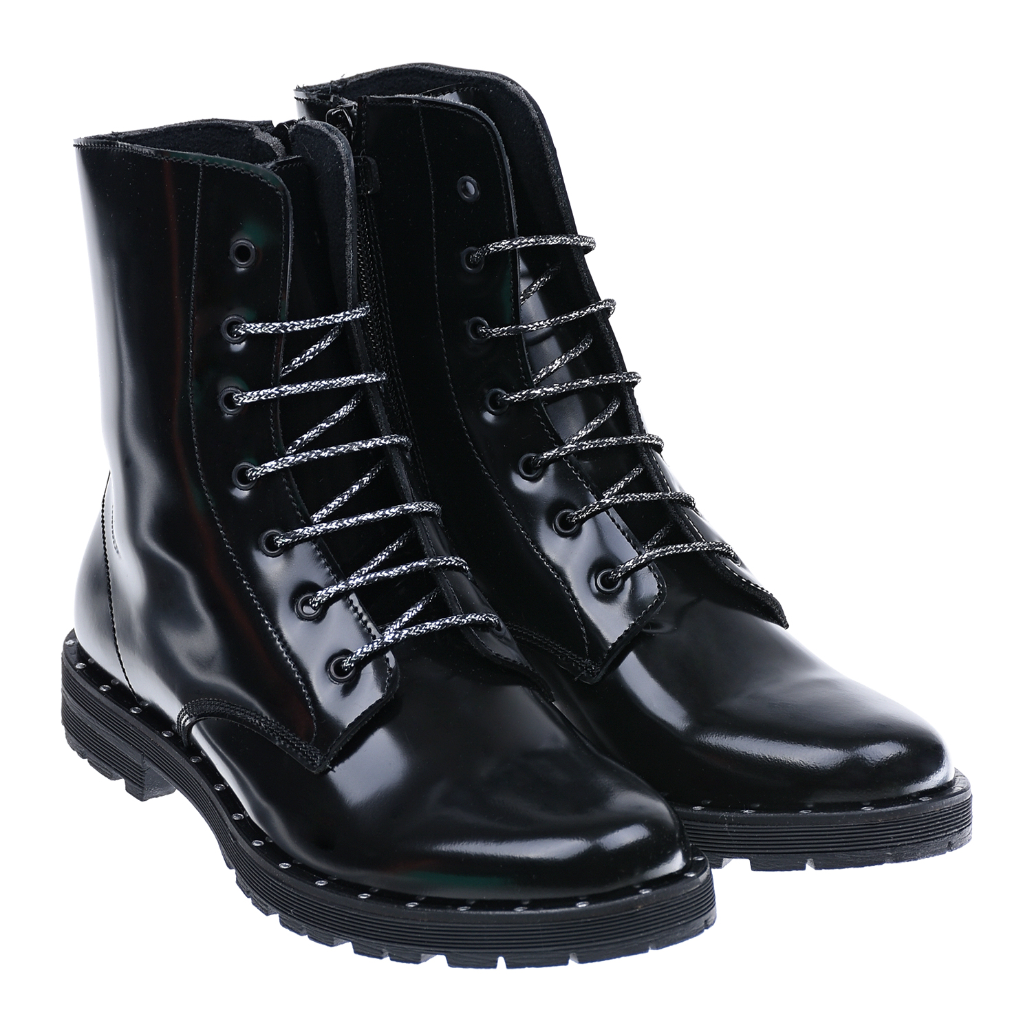 Черные ботинки с подкладкой из флиса Rondinella детские, размер 30, цвет черный - фото 1