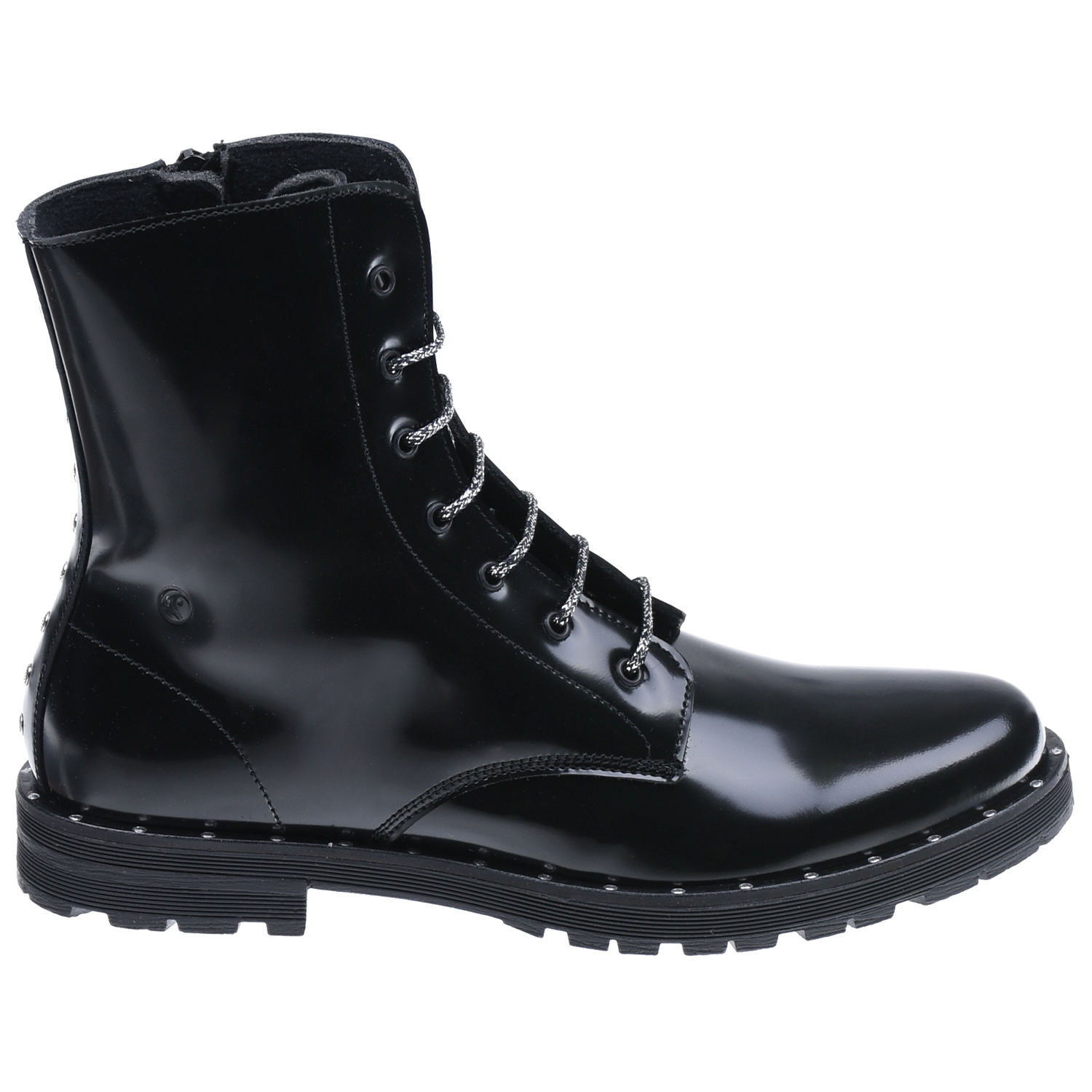 Черные ботинки с подкладкой из флиса Rondinella детские, размер 30, цвет черный - фото 2