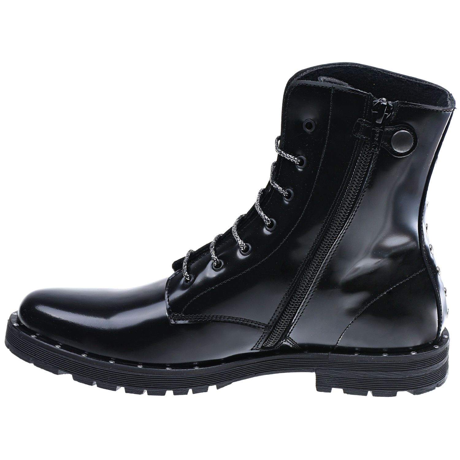 Черные ботинки с подкладкой из флиса Rondinella детские, размер 30, цвет черный - фото 4