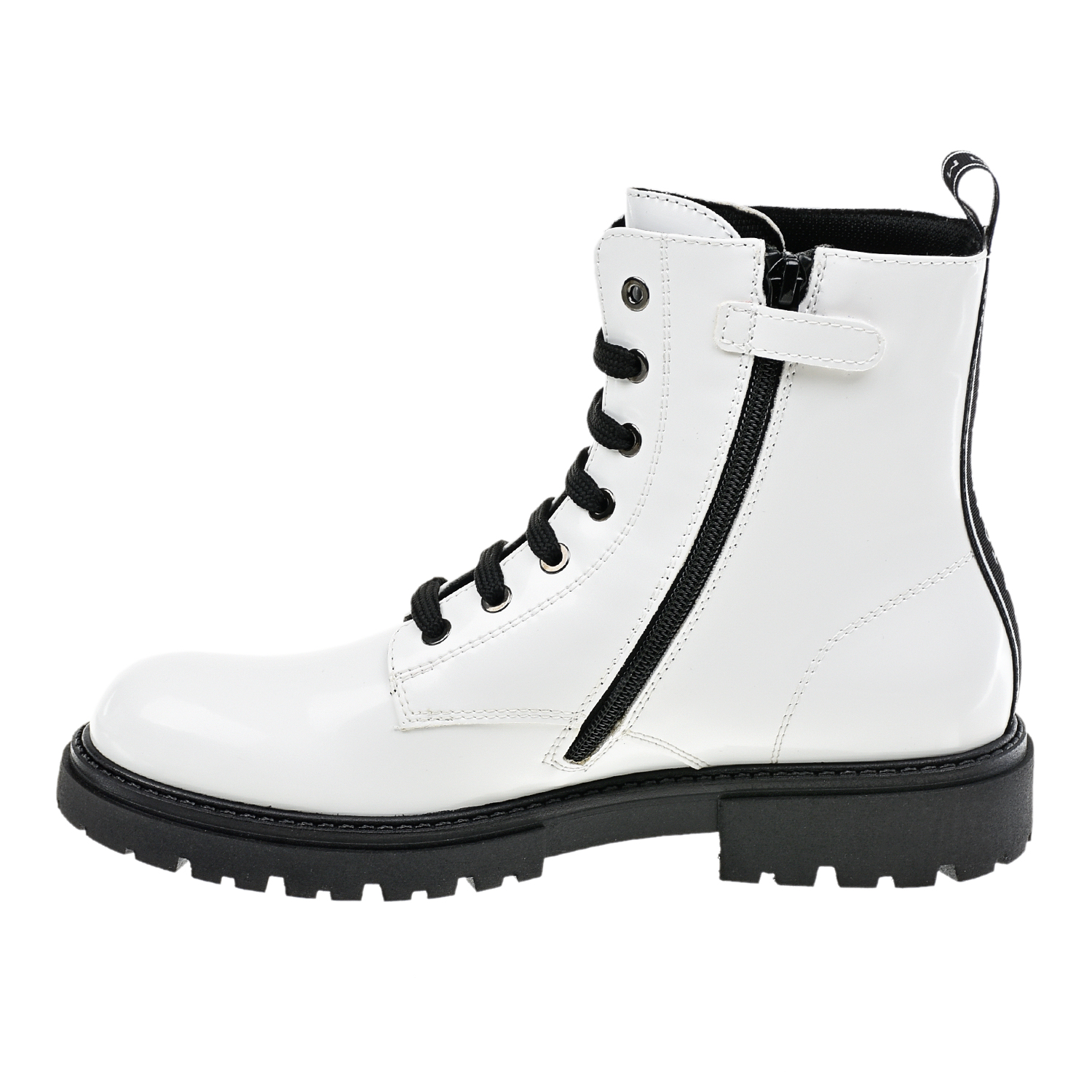 Высокие белые ботинки Tommy Hilfiger детские, размер 30, цвет белый - фото 4