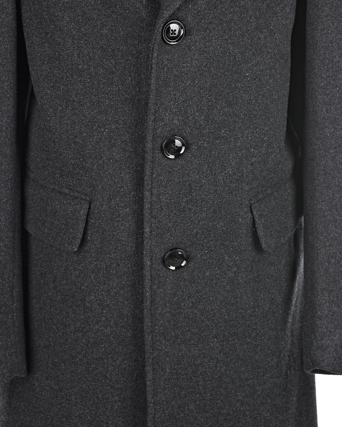Серое пальто с капюшоном Diesel детское, размер 152, цвет серый - фото 3