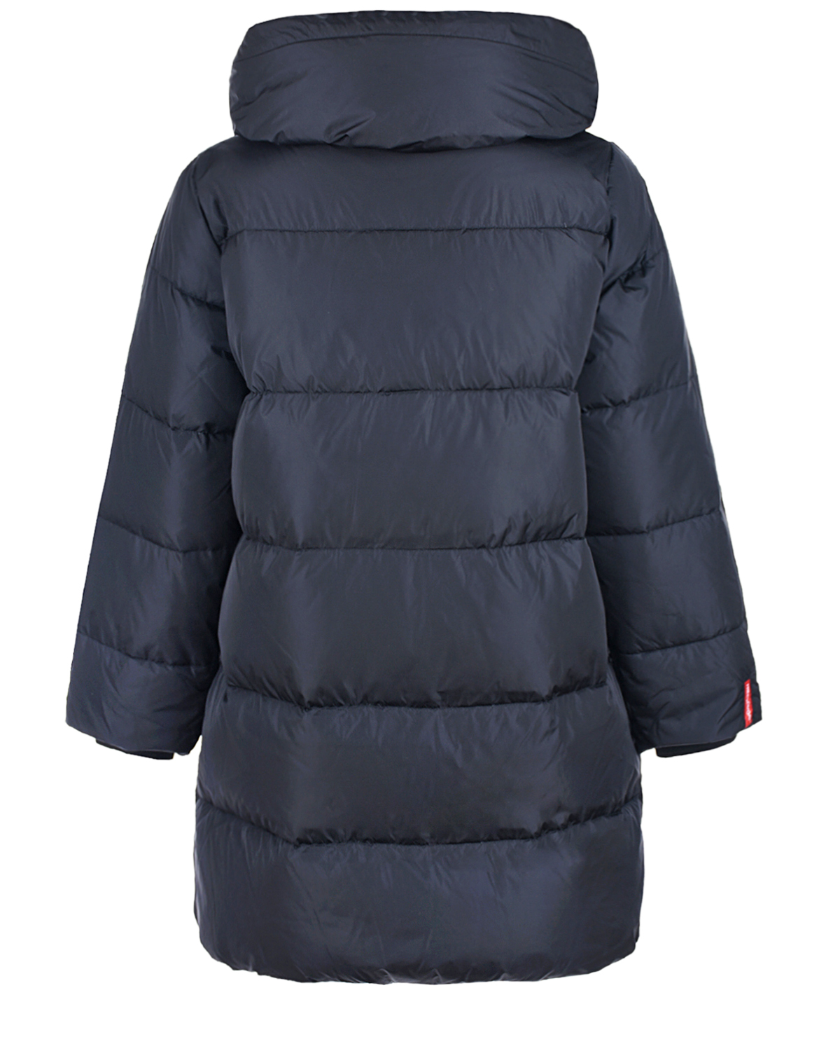 Черное пуховое пальто с высоким воротником Freedomday, размер 42, цвет черный - фото 6