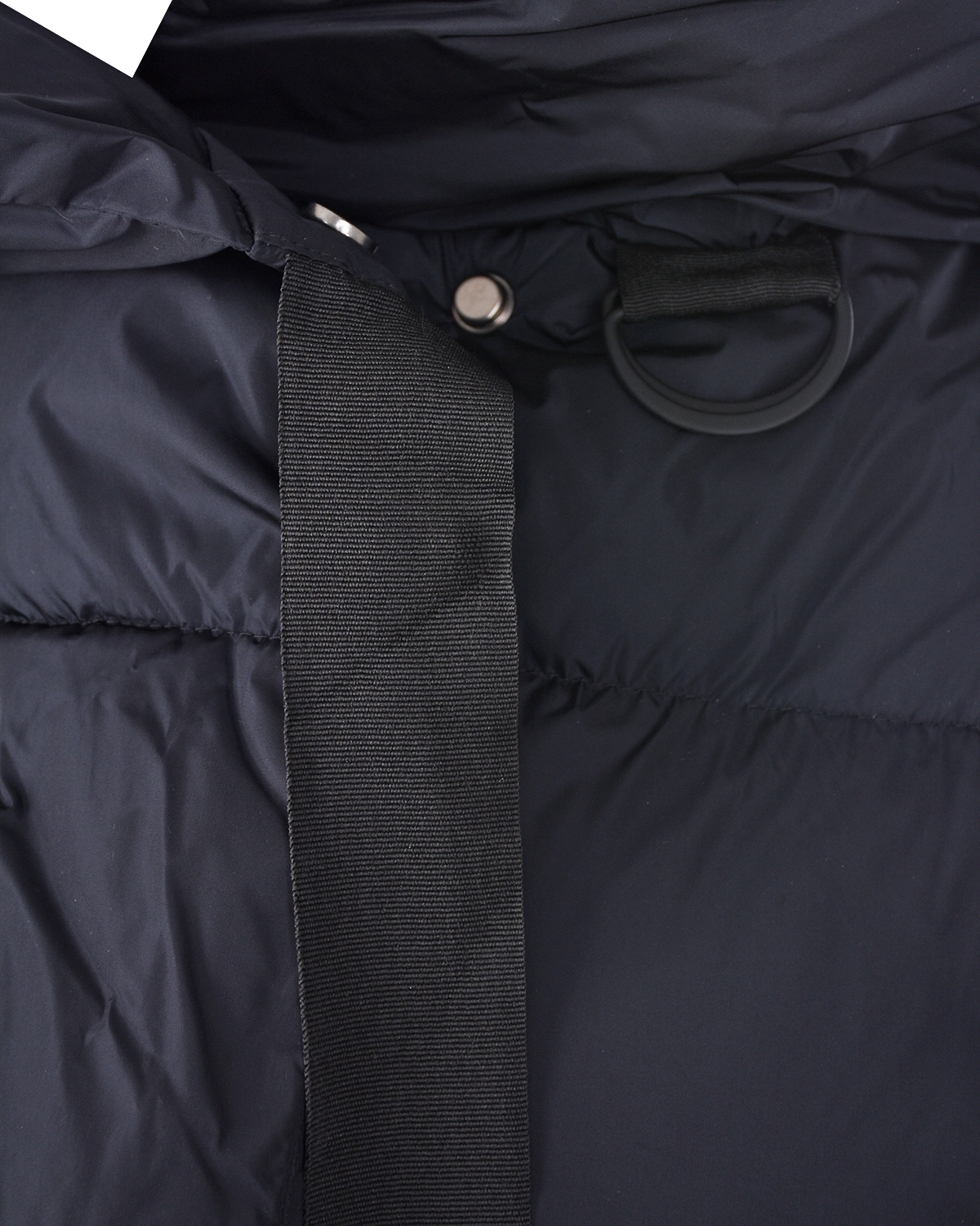 Черное пуховое пальто с высоким воротником Freedomday, размер 42, цвет черный - фото 7
