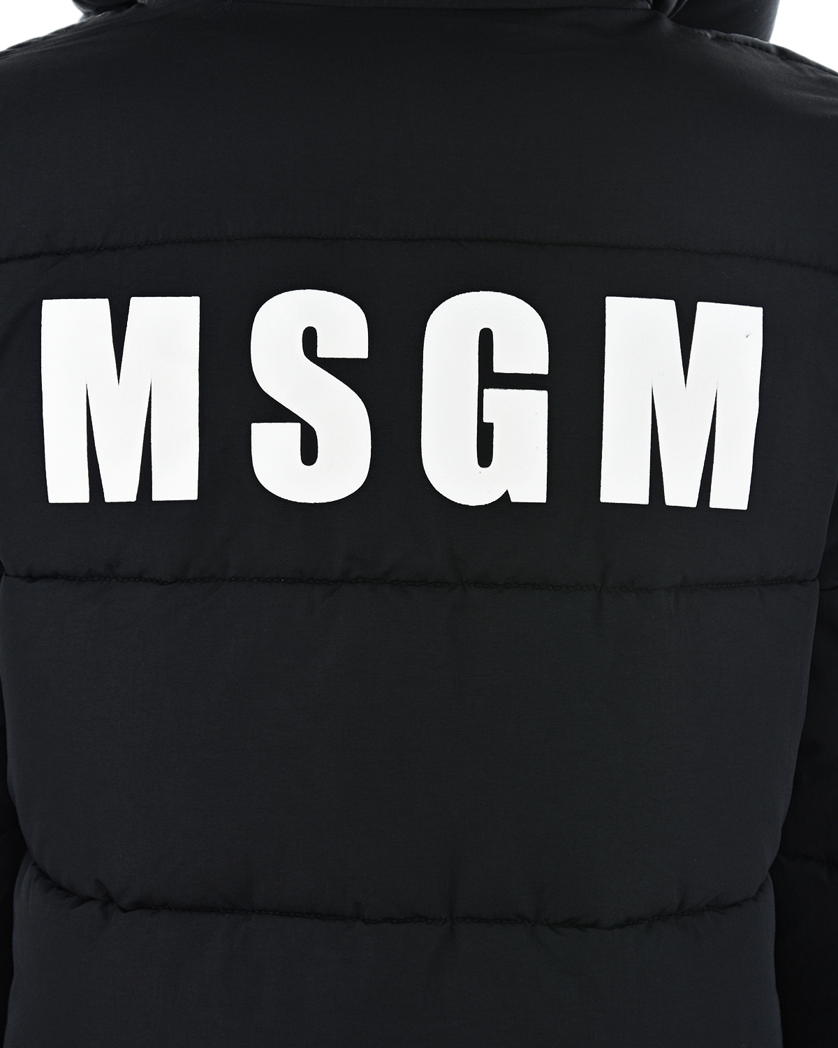 Черное пальто для мальчиков MSGM детское, размер 140, цвет черный - фото 6