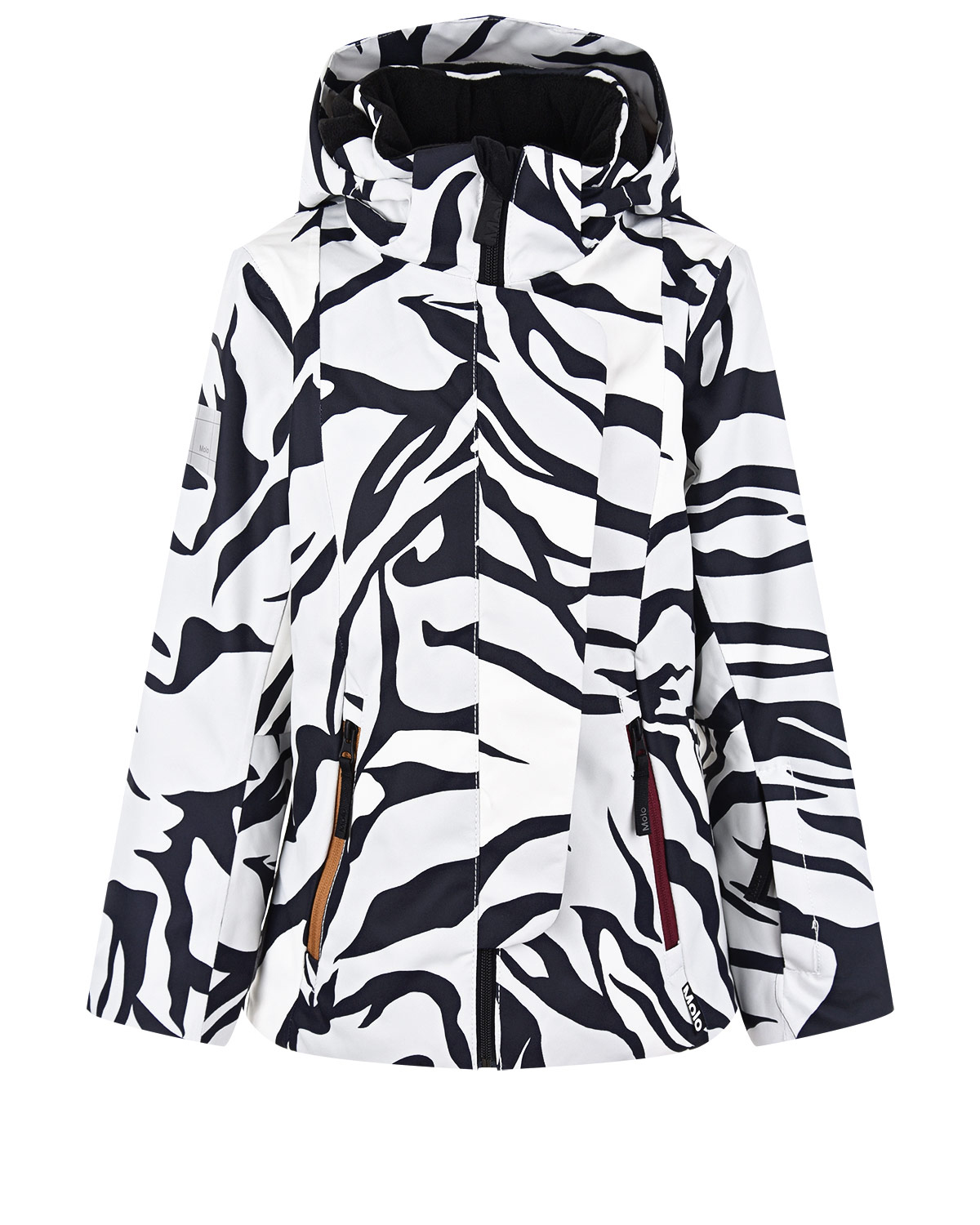 Куртка с принтом "Зебра" Molo детская, размер 146, цвет нет цвета - фото 1
