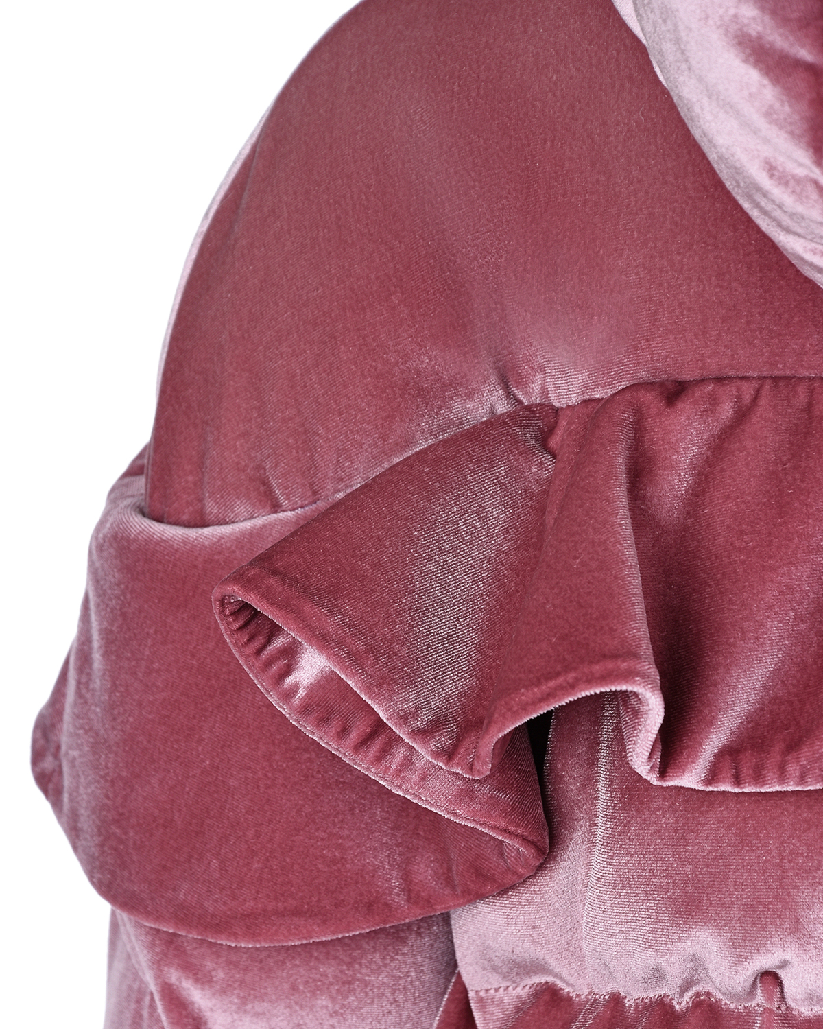 Розовая бархатная юбка Philipp Plein детская, размер 140, цвет розовый - фото 5