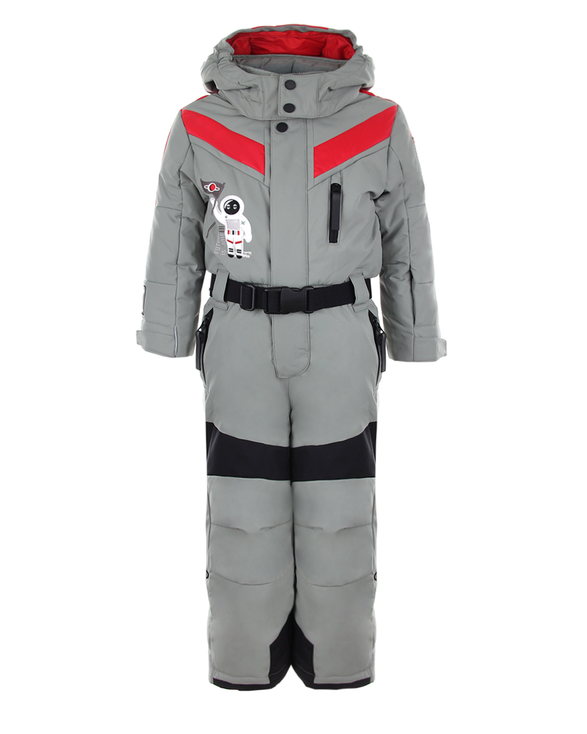 Комбинезон с патчами "космос" Poivre Blanc детский, размер 92, цвет хаки