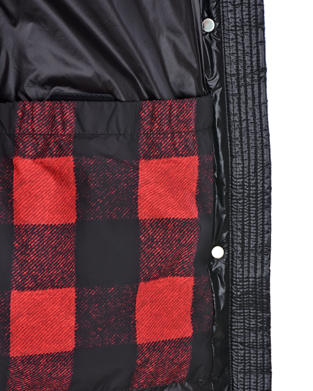Черное пальто-пуховик с капюшоном Woolrich, размер 40, цвет черный - фото 10