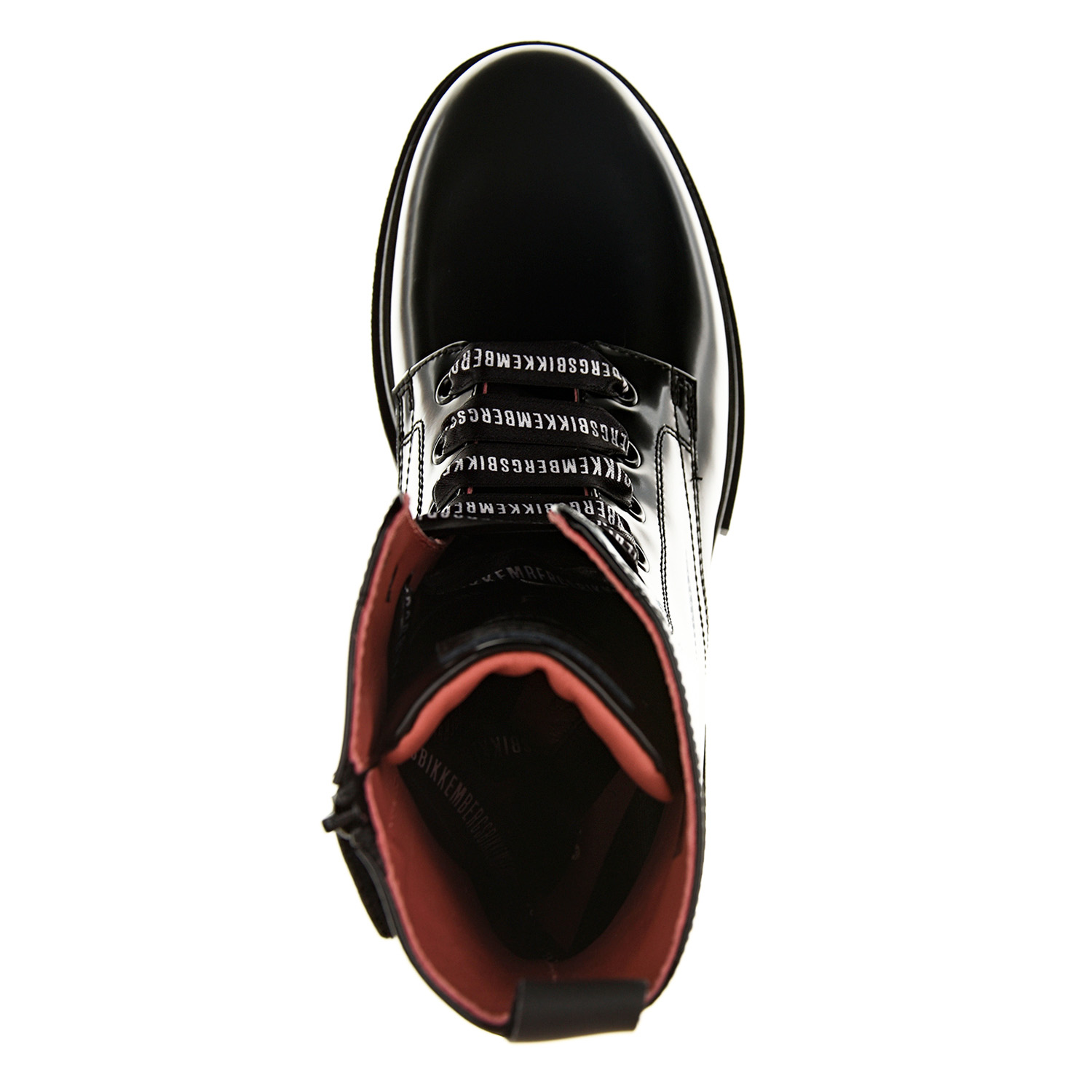 Высокие ботинки с логотипом на шнурках Bikkembergs детские, размер 38, цвет черный - фото 4