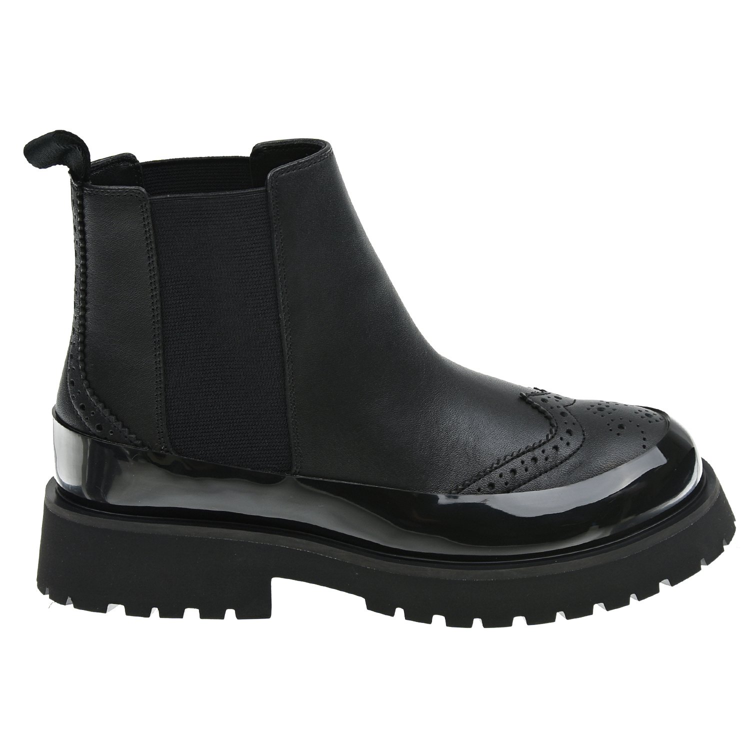 Черные демисезонные ботинки Burberry детские, размер 32, цвет черный - фото 2