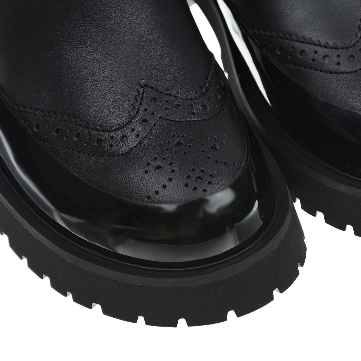 Черные демисезонные ботинки Burberry детские, размер 32, цвет черный - фото 6