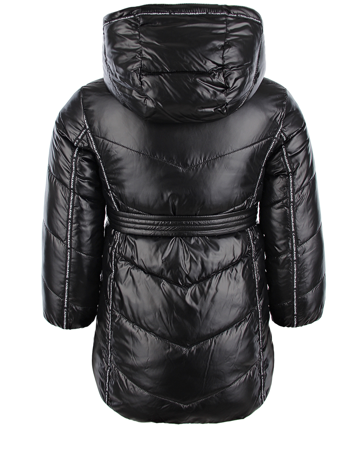 Двустороннее пальто для девочек Calvin Klein детское, размер 176, цвет мультиколор - фото 3
