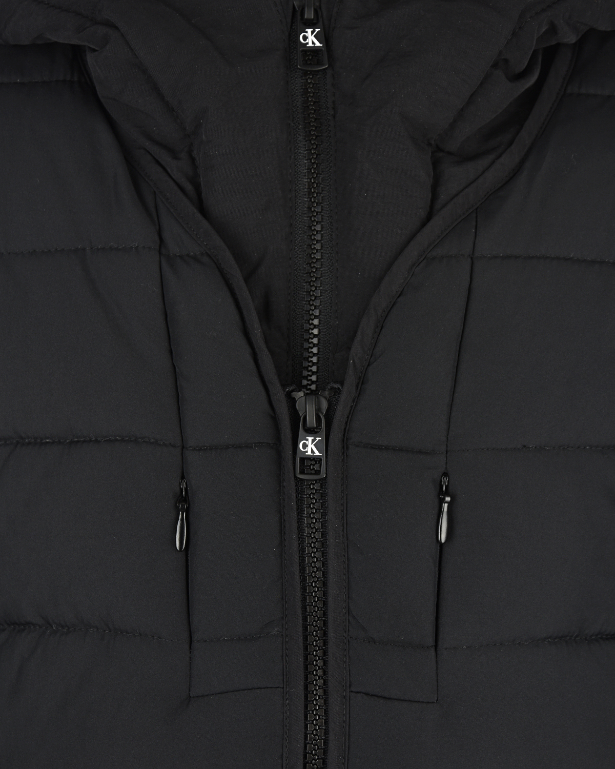 Черная куртка-трансформер Calvin Klein детская, размер 152, цвет черный - фото 10
