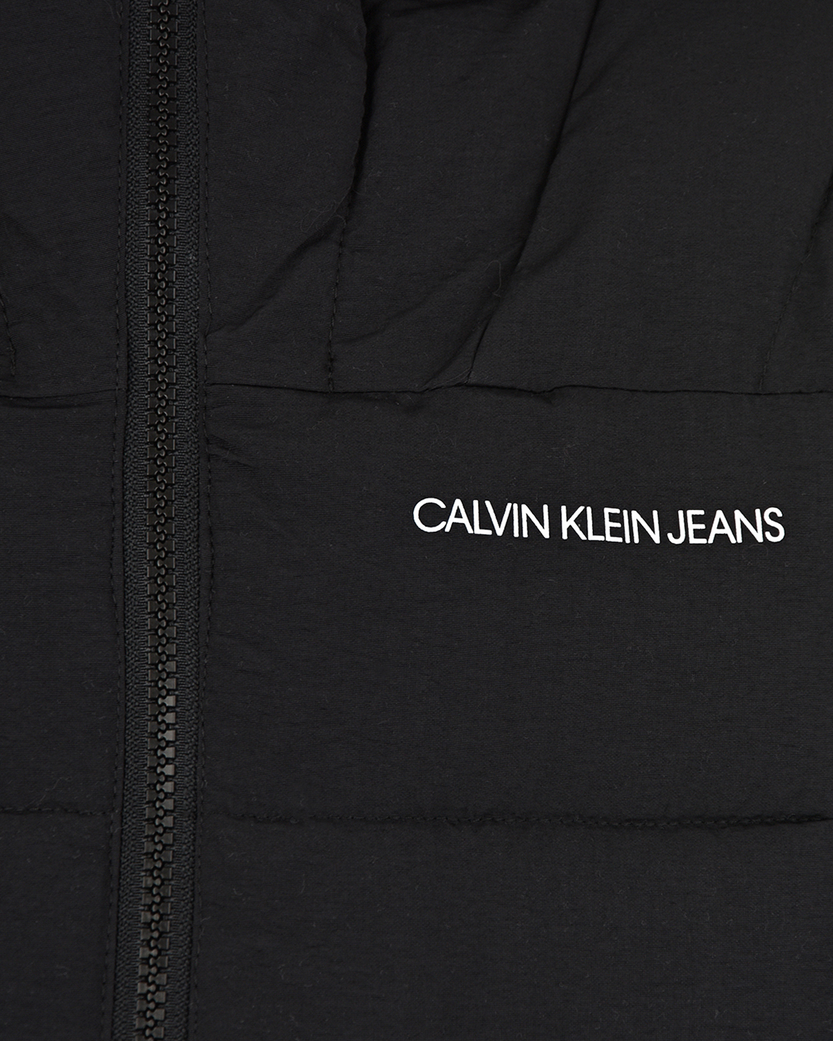 Черная куртка-трансформер Calvin Klein детская, размер 152, цвет черный - фото 8