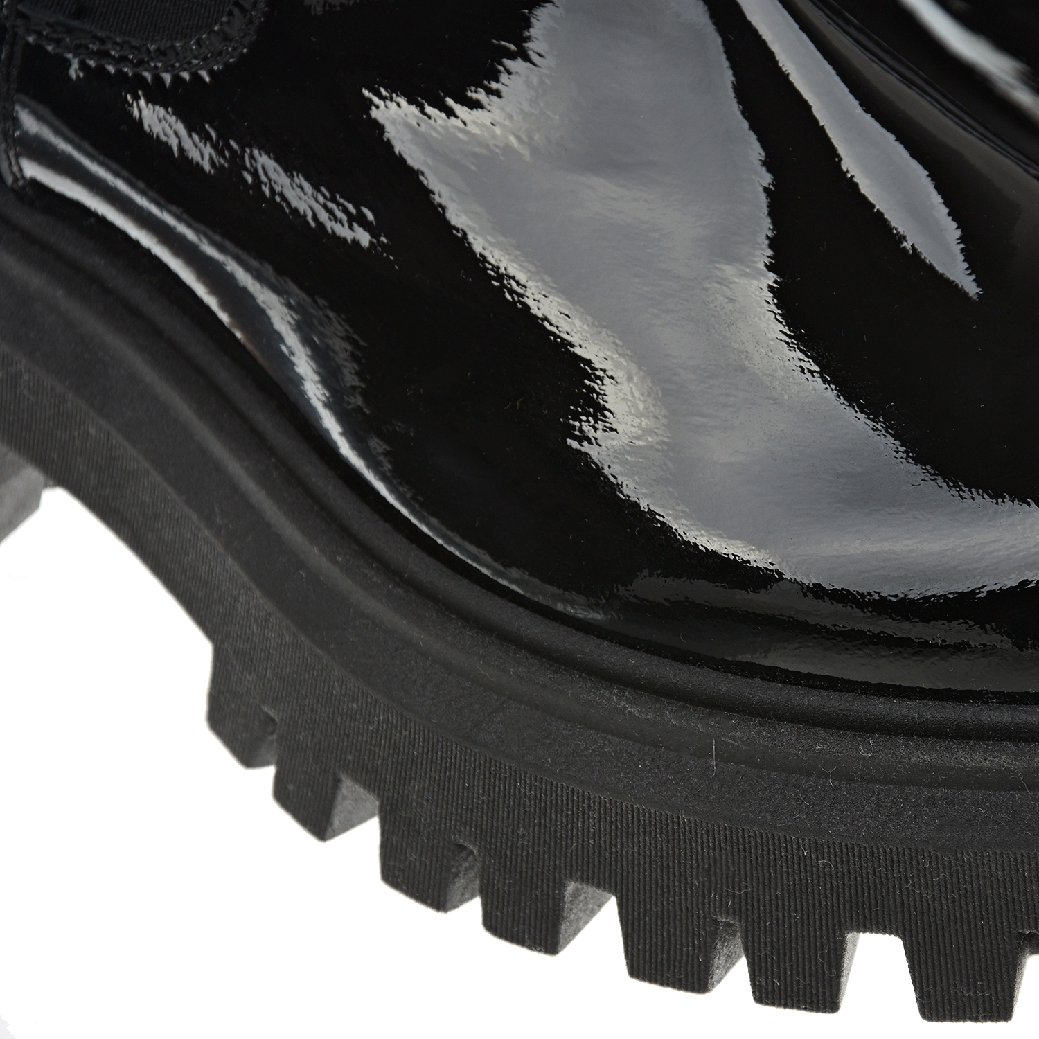 Черные лаковые ботинки челси Cesare Paciotti детские, размер 39, цвет черный - фото 7