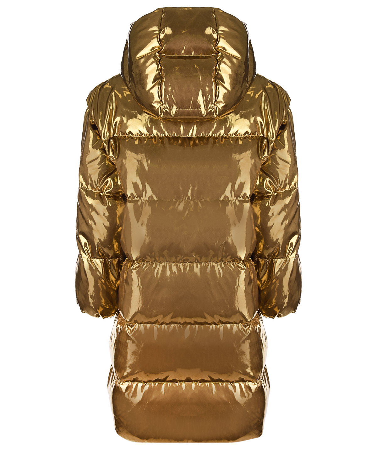Пальто-трансформер бронзового цвета Dolce&Gabbana детское, размер 128 - фото 2