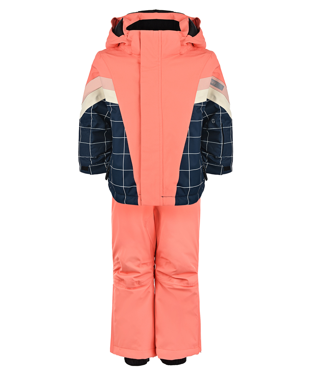 Комплект: куртка и брюки, коралловый GOSOAKY детский, размер 104, цвет нет цвета