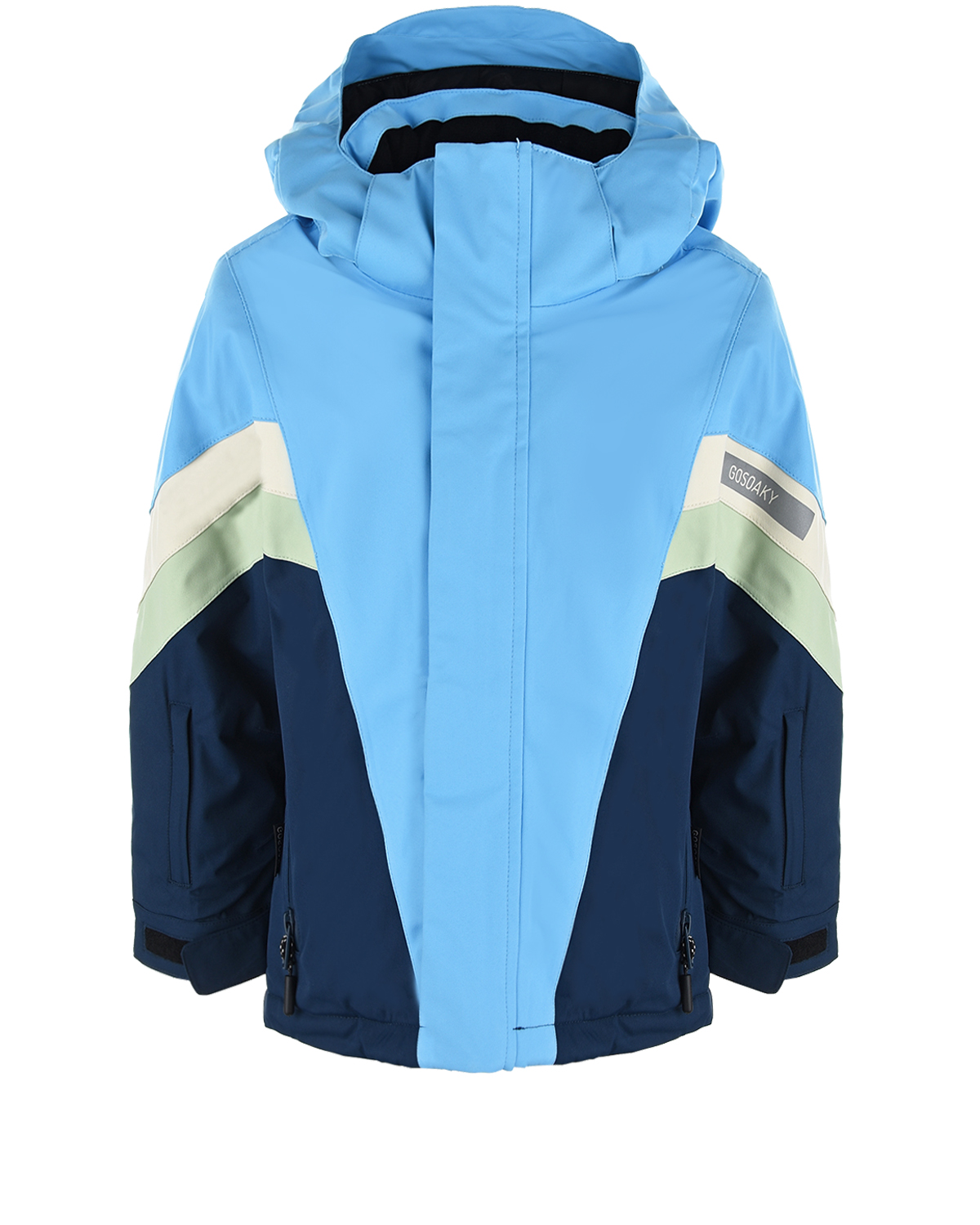 Комплект: куртка и брюки, голубой GOSOAKY детский, размер 104 - фото 2