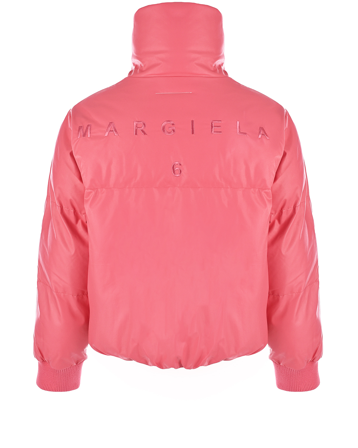Короткая куртка цаета фуксии MM6 Maison Margiela детская, размер 152, цвет нет цвета - фото 2