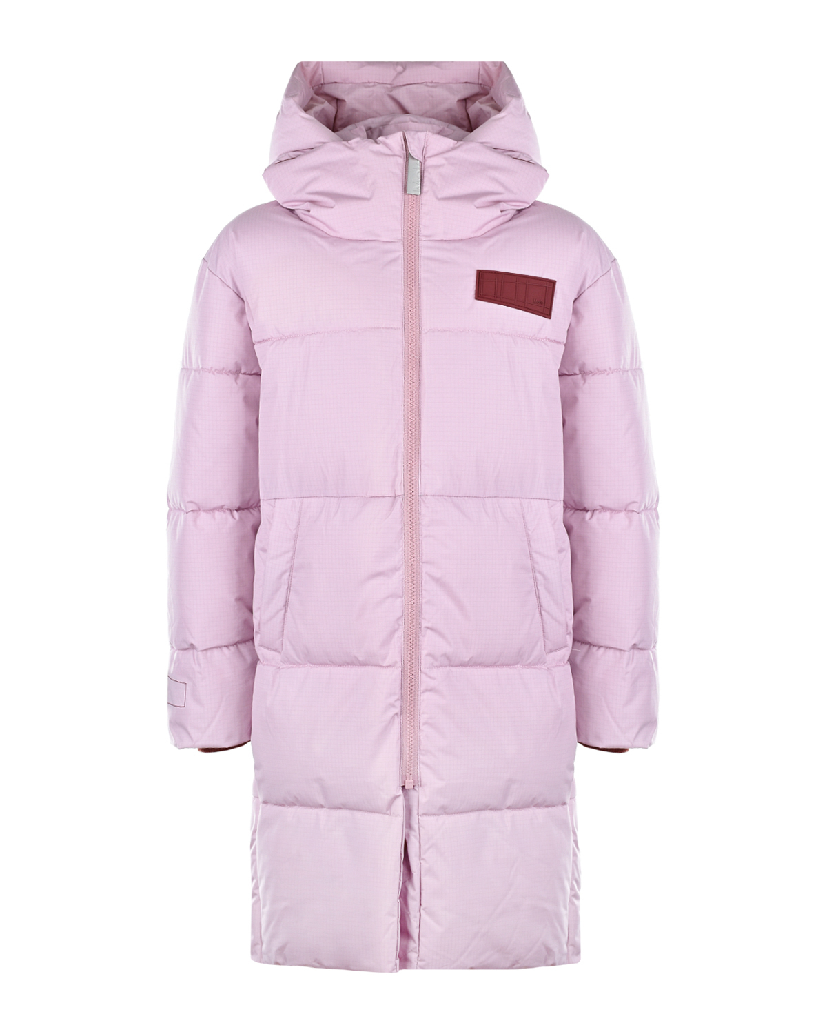 Розовое стеганое пальто Molo детское