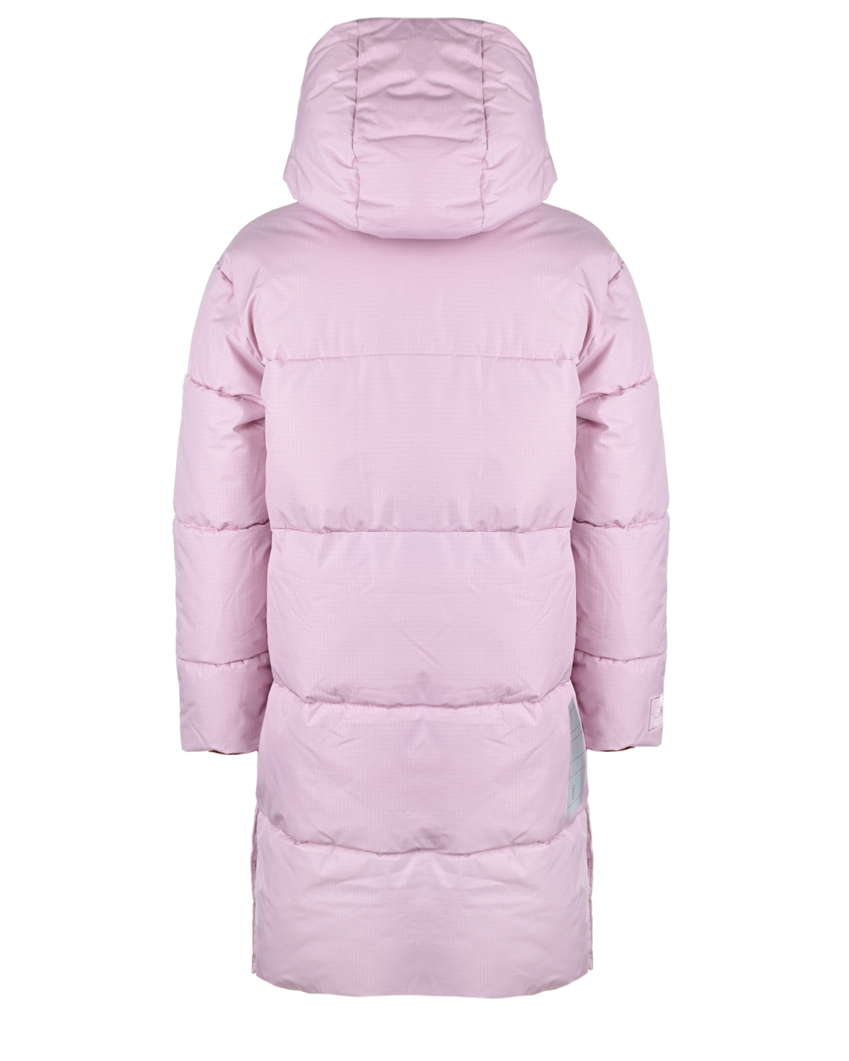 Розовое стеганое пальто Molo детское, размер 128, цвет розовый - фото 2