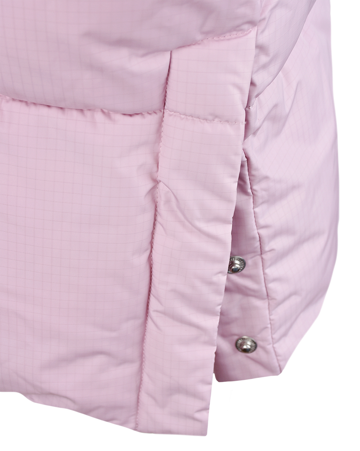 Розовое стеганое пальто Molo детское, размер 128, цвет розовый - фото 6