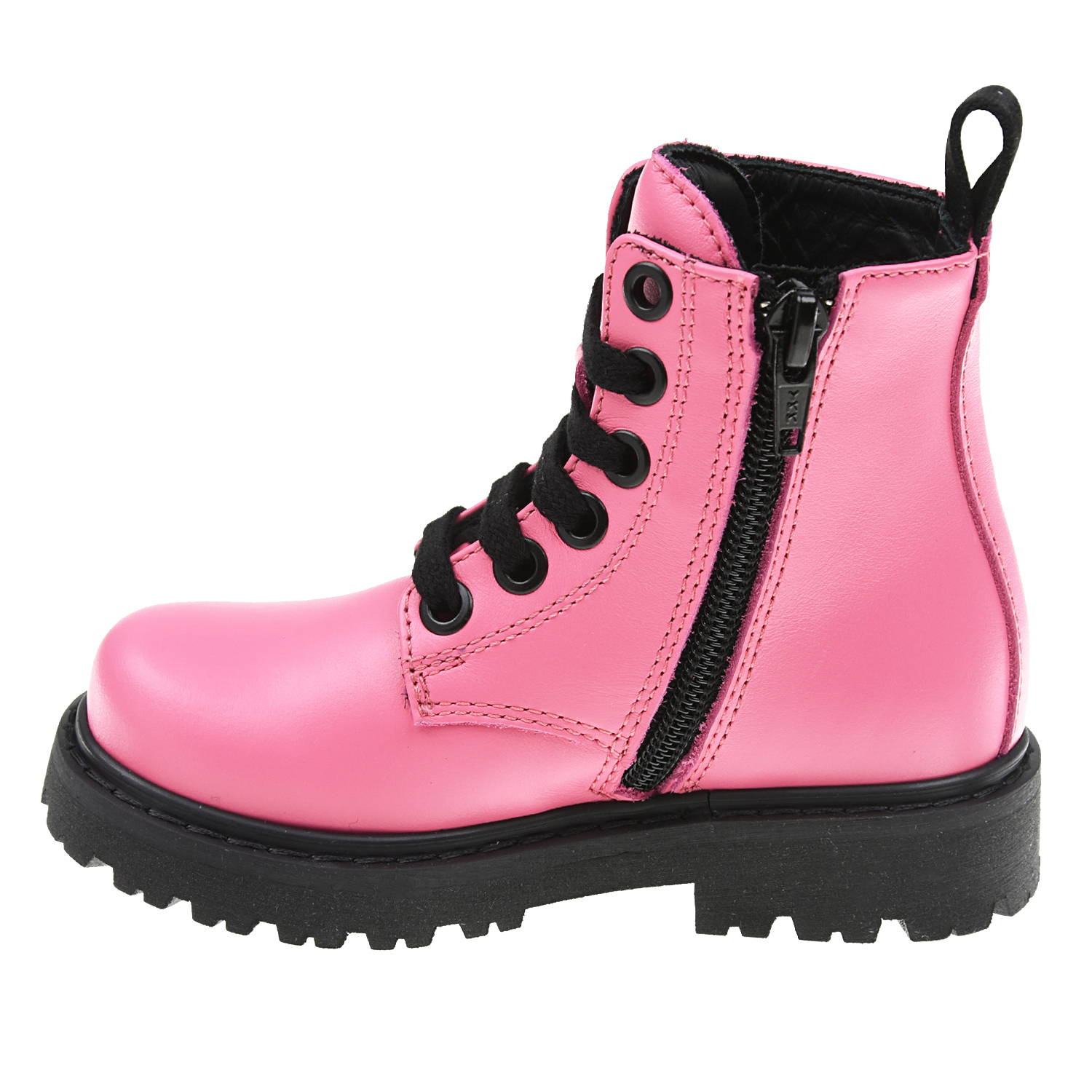 Розовые ботинки с боковой аппликацией Moschino детские, размер 36, цвет розовый - фото 4