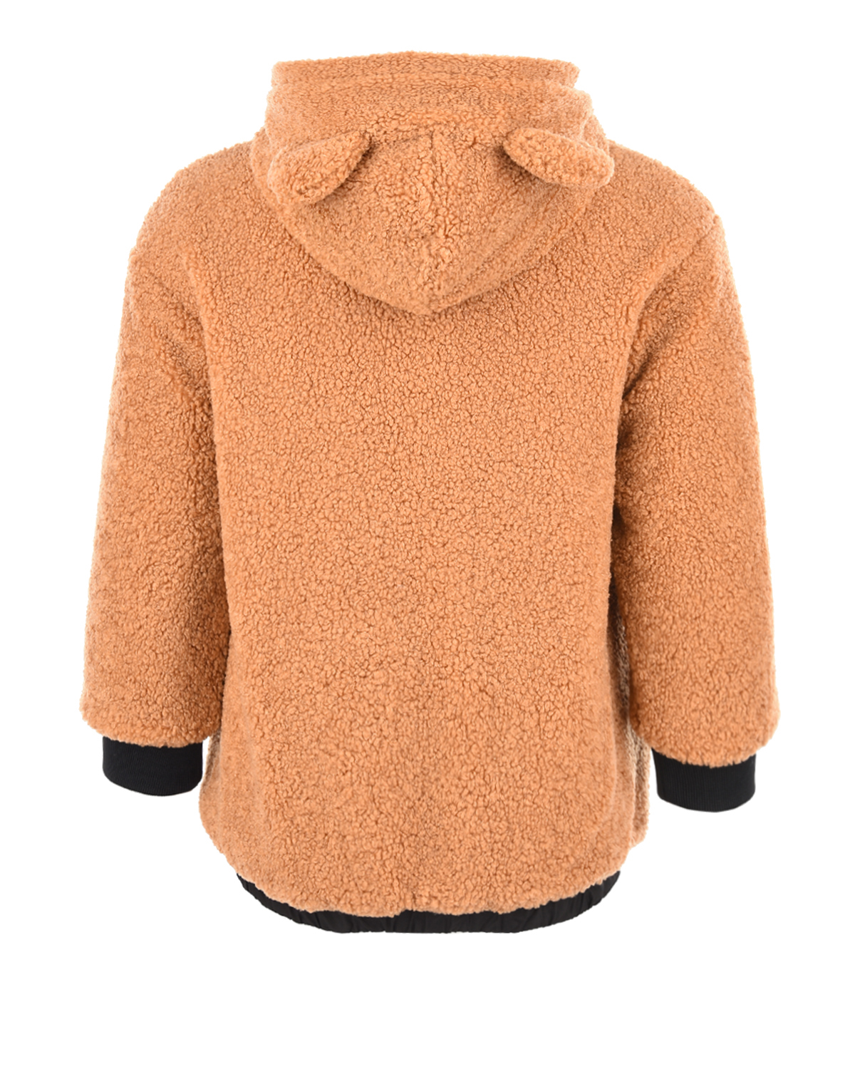 Коричневая куртка с накладными карманами Moschino детская, размер 110, цвет коричневый - фото 2