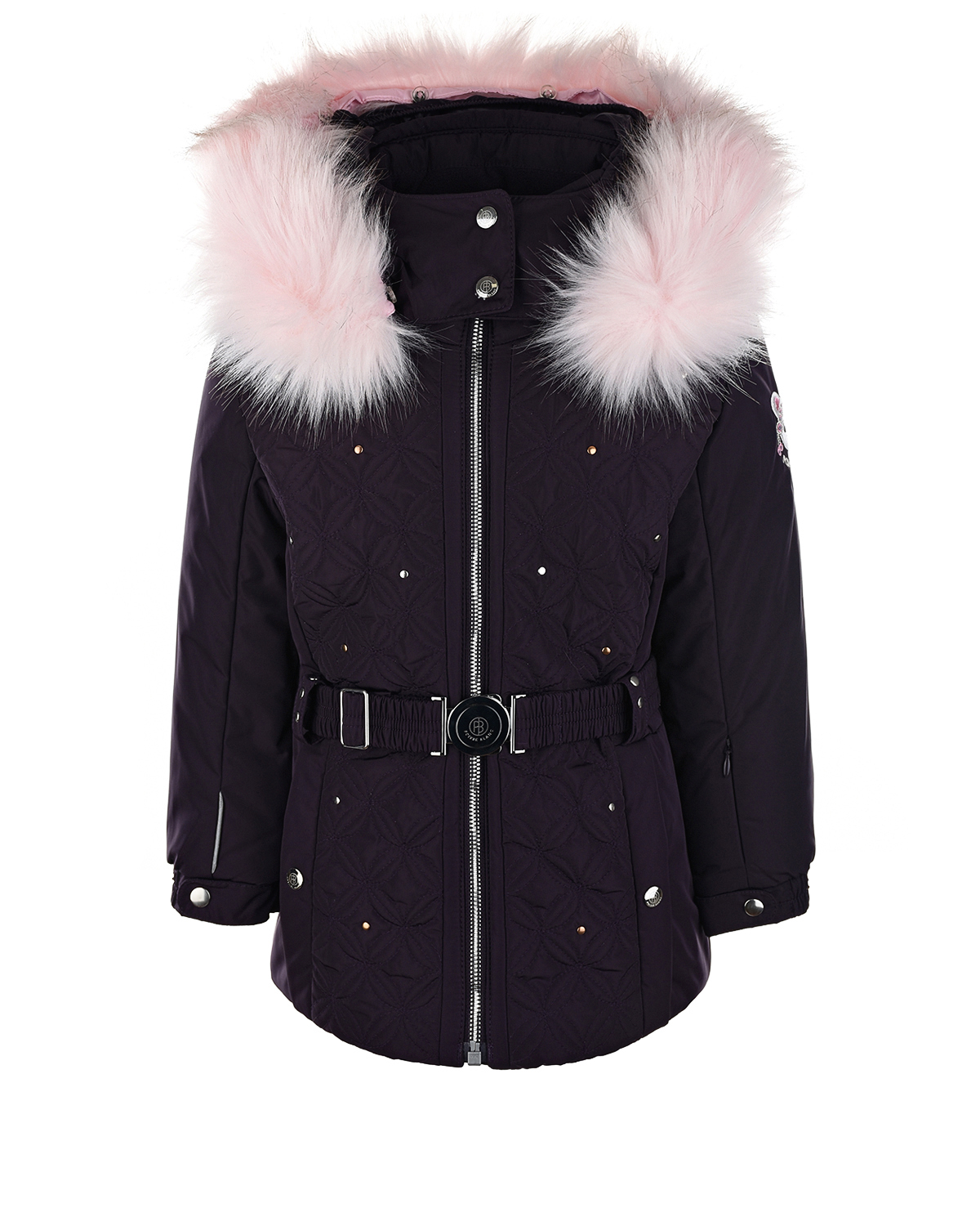 Комплект: куртка и полукомбинезон, фиолетовый Poivre Blanc детский, размер 104 - фото 2