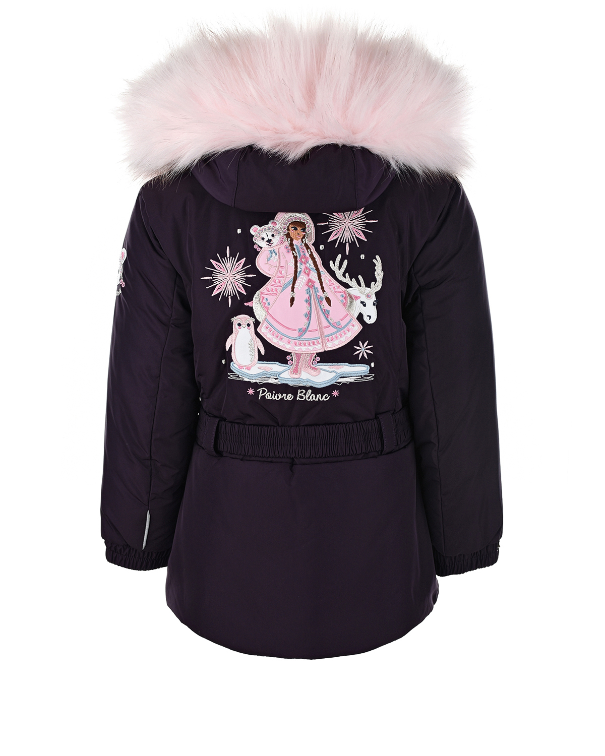 Комплект: куртка и полукомбинезон, фиолетовый Poivre Blanc детский, размер 104 - фото 3