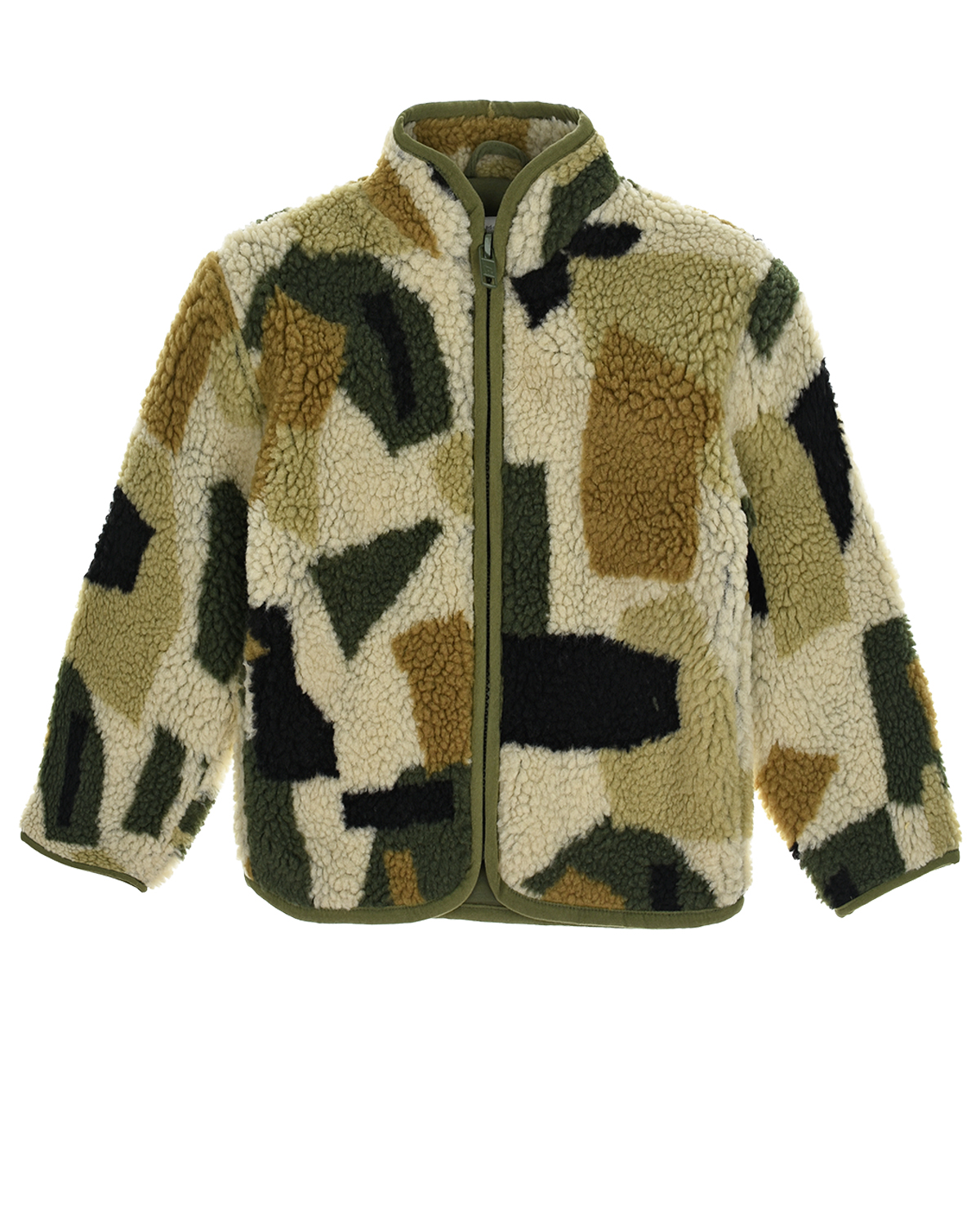 Спортивная куртка с геометрическим принтом Stella McCartney детская, размер 92, цвет мультиколор - фото 1