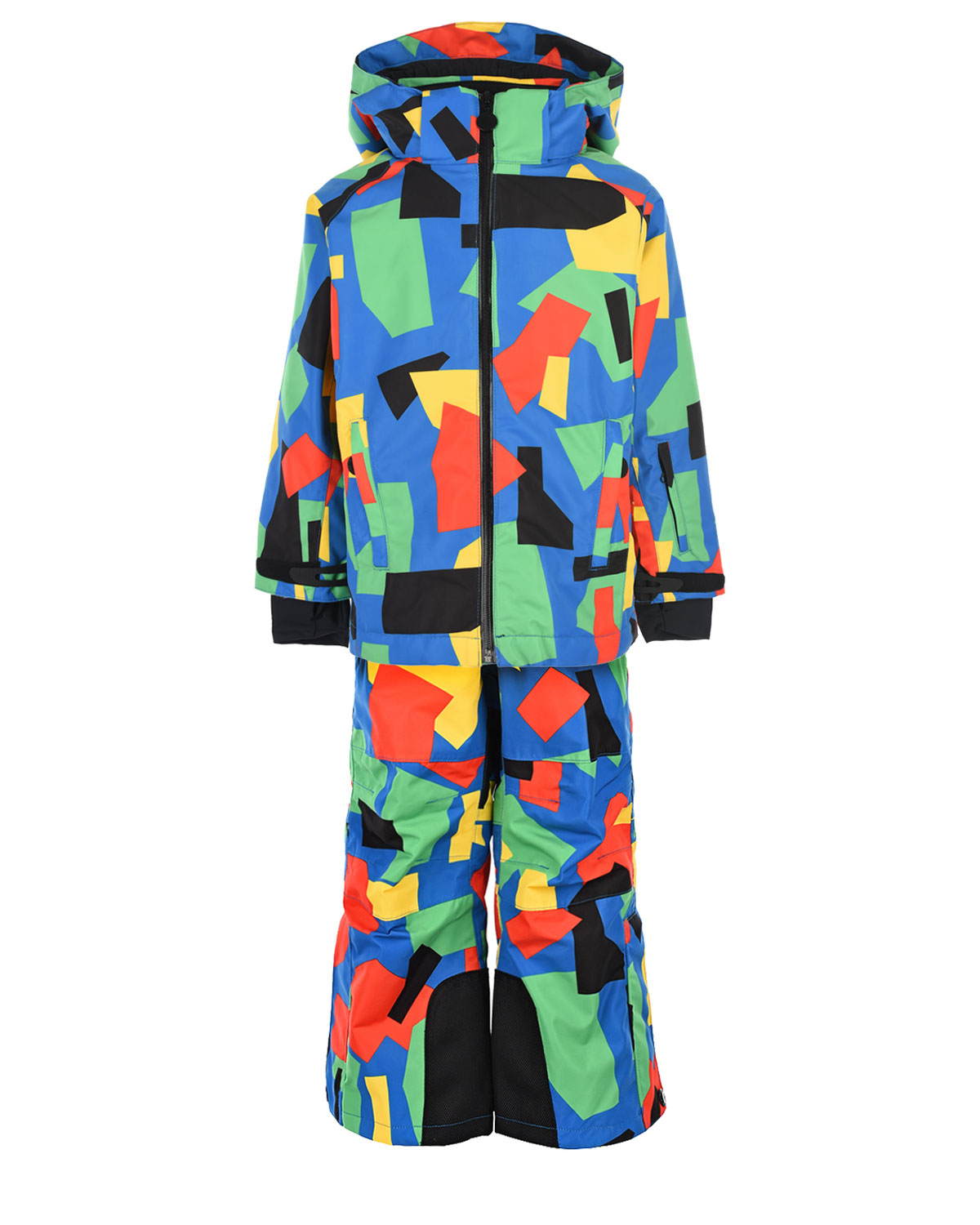 Мембранный комплект: куртка и брюки Stella McCartney детский, размер 104, цвет мультиколор