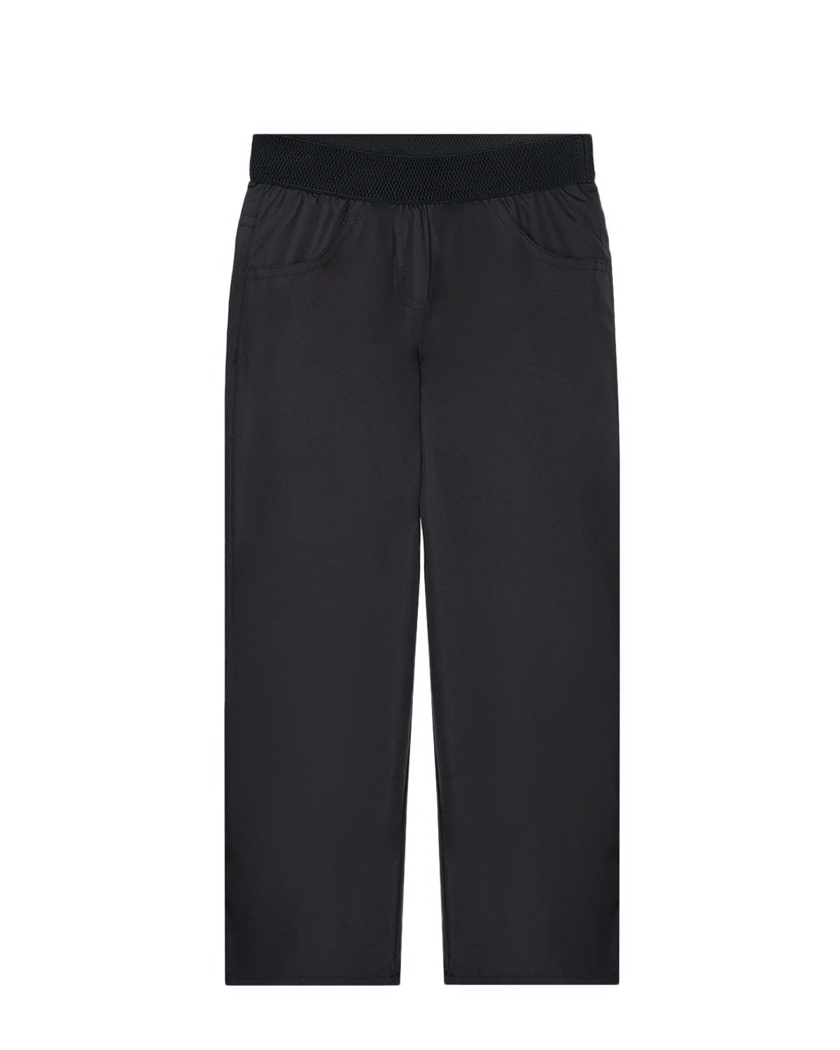 Черные болониевые брюки Dan Maralex детские, размер 104, цвет черный