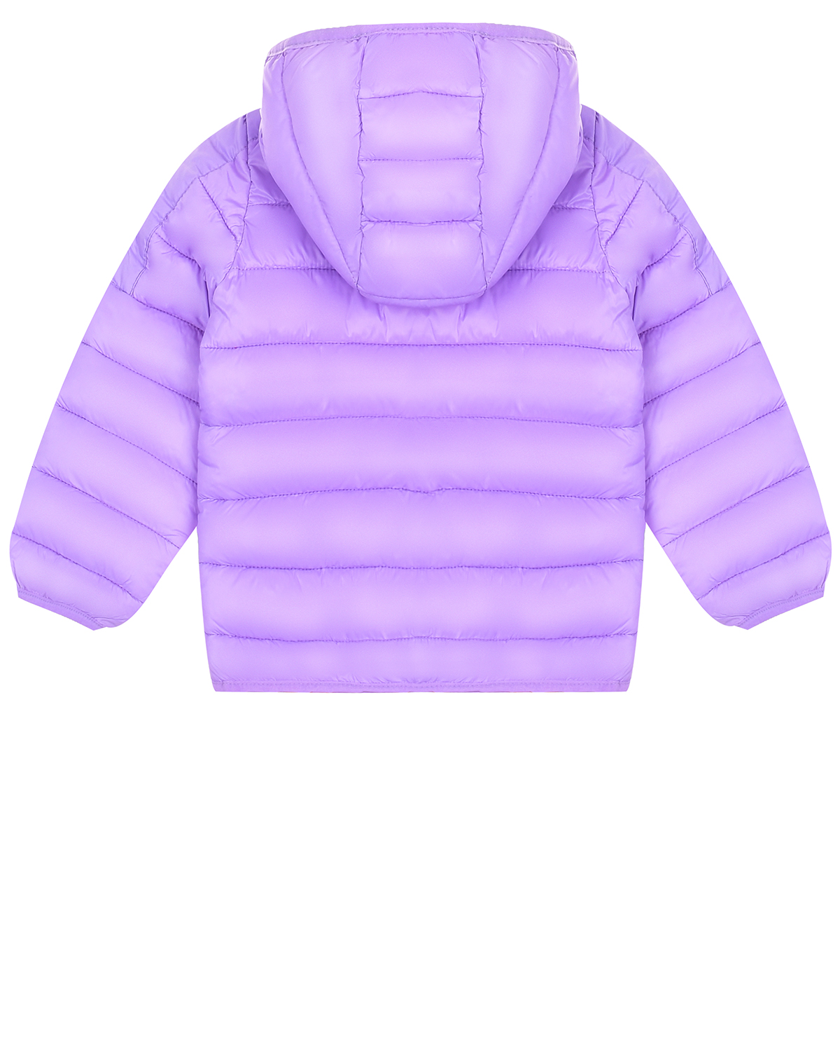 Сиреневая стеганая куртка с капюшоном Diesel детская, размер 92, цвет сиреневый - фото 2