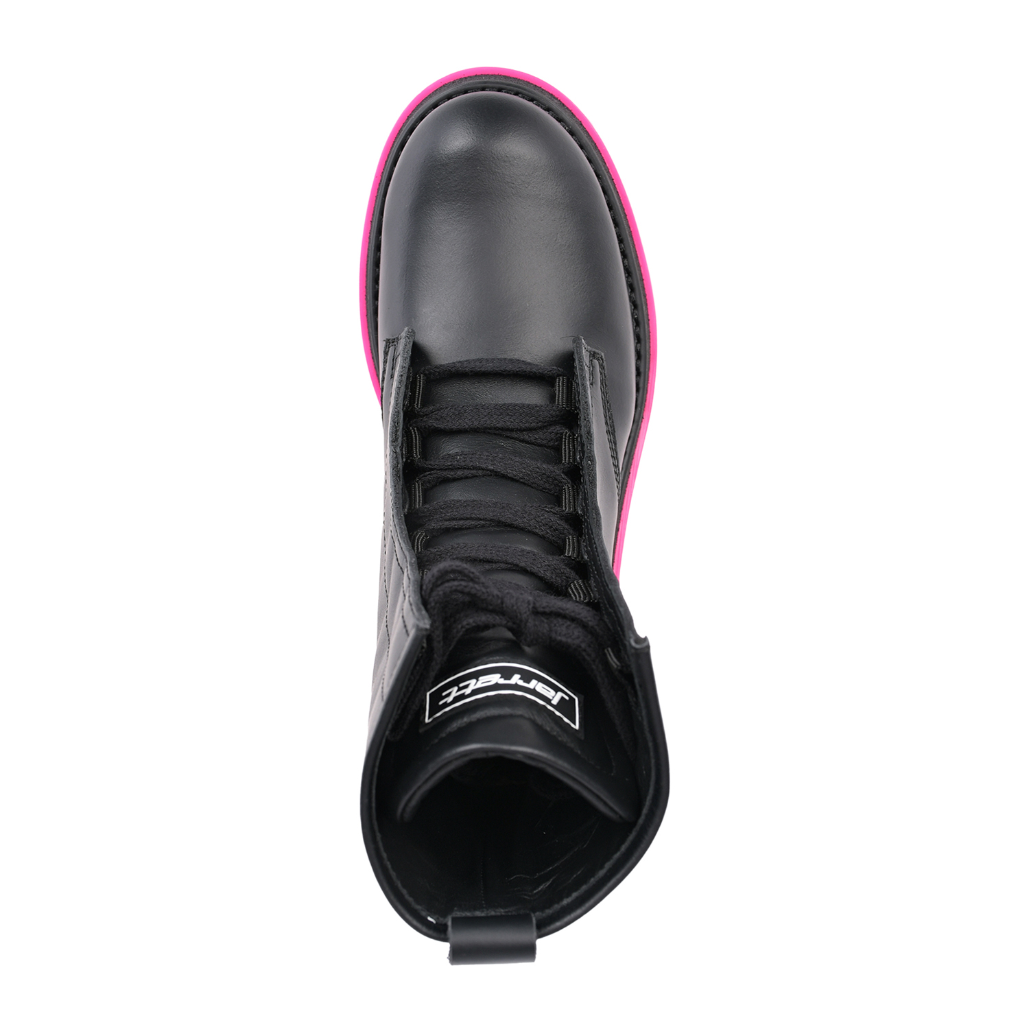 Кожаные ботинки с розовой подошвой Jarrett детские, размер 32, цвет черный - фото 4